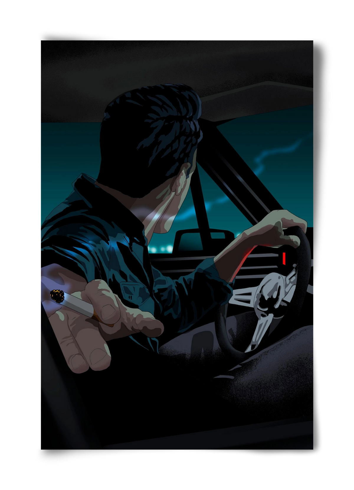 The  Waiting Blues - 23:45, 40x60 cm, Keret nélkül