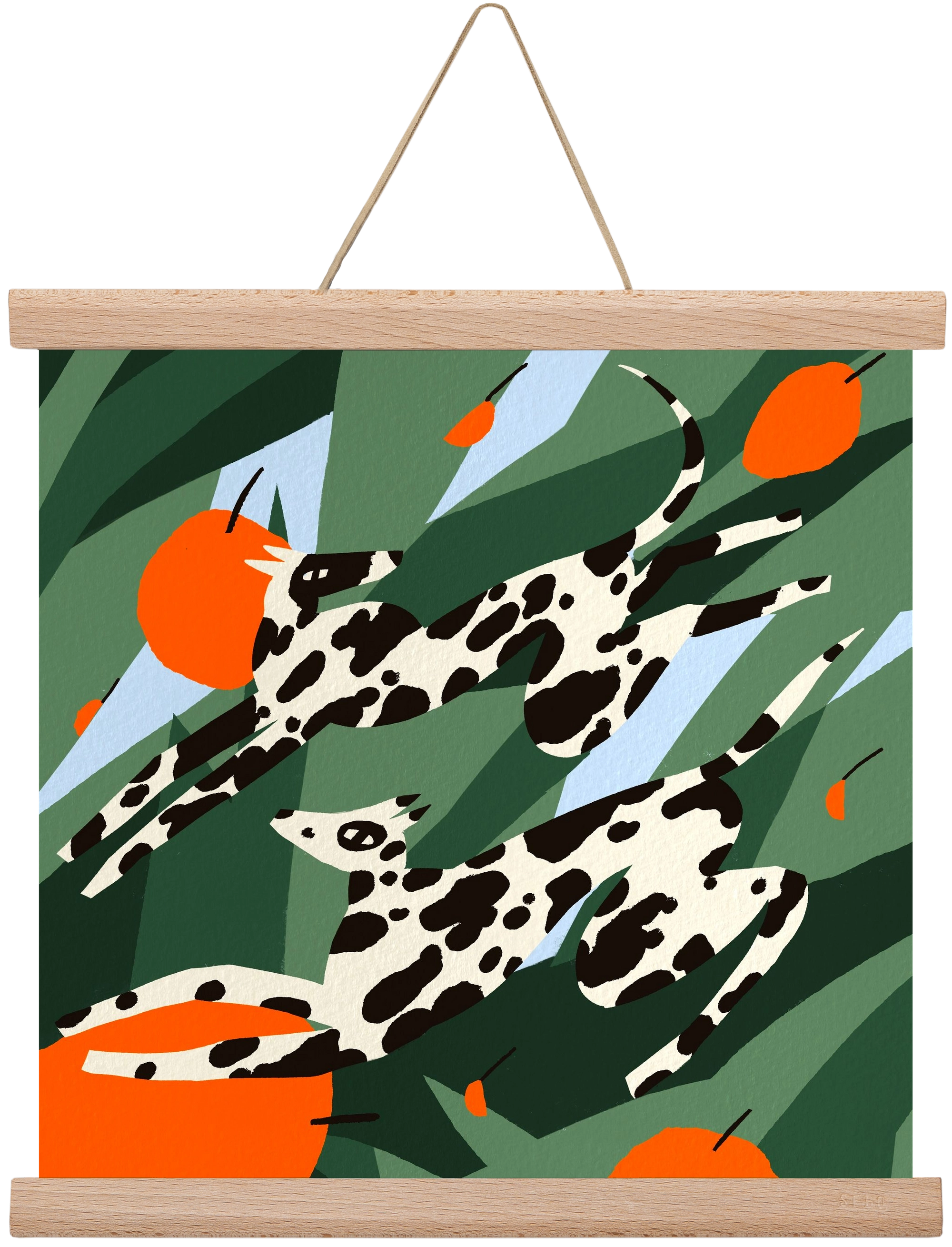 Cherry Garden, 30x30 cm (30x30 cm), Tölgy akasztó