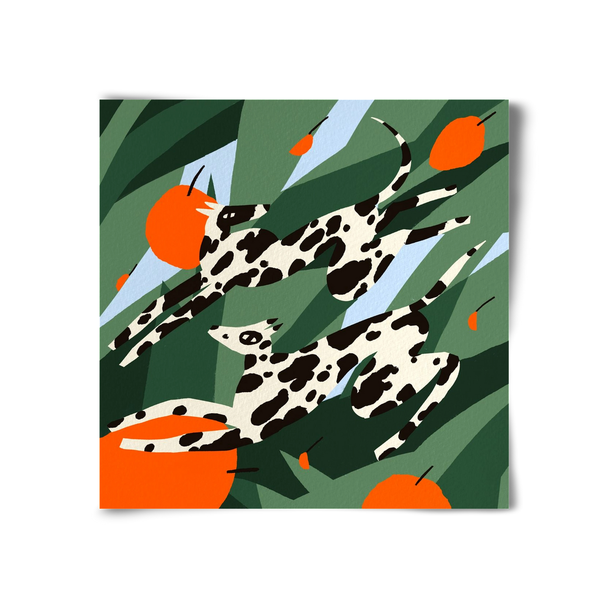 Cherry Garden, 30x30 cm, Keret nélkül