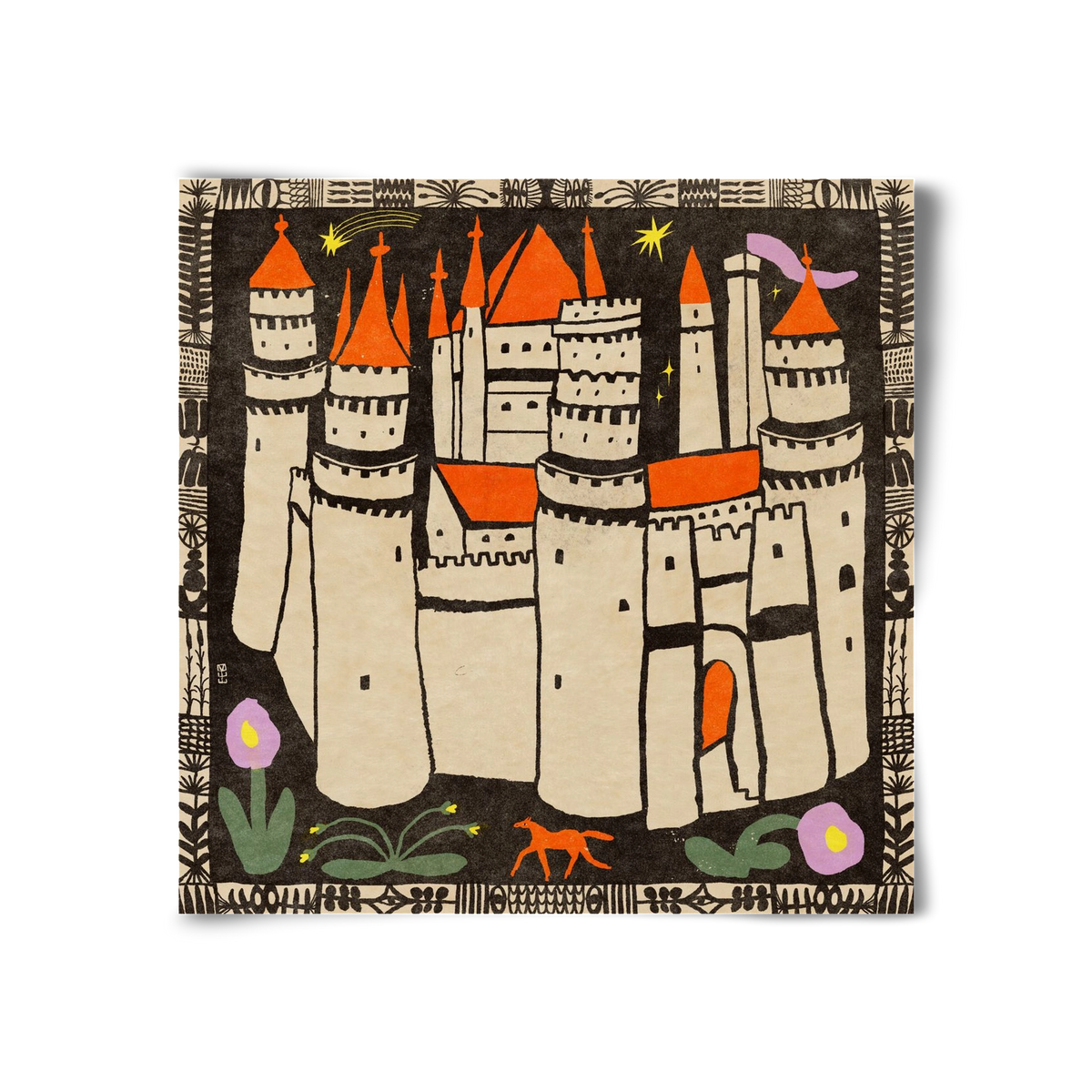 Magic castle, 30x30 cm, Keret nélkül