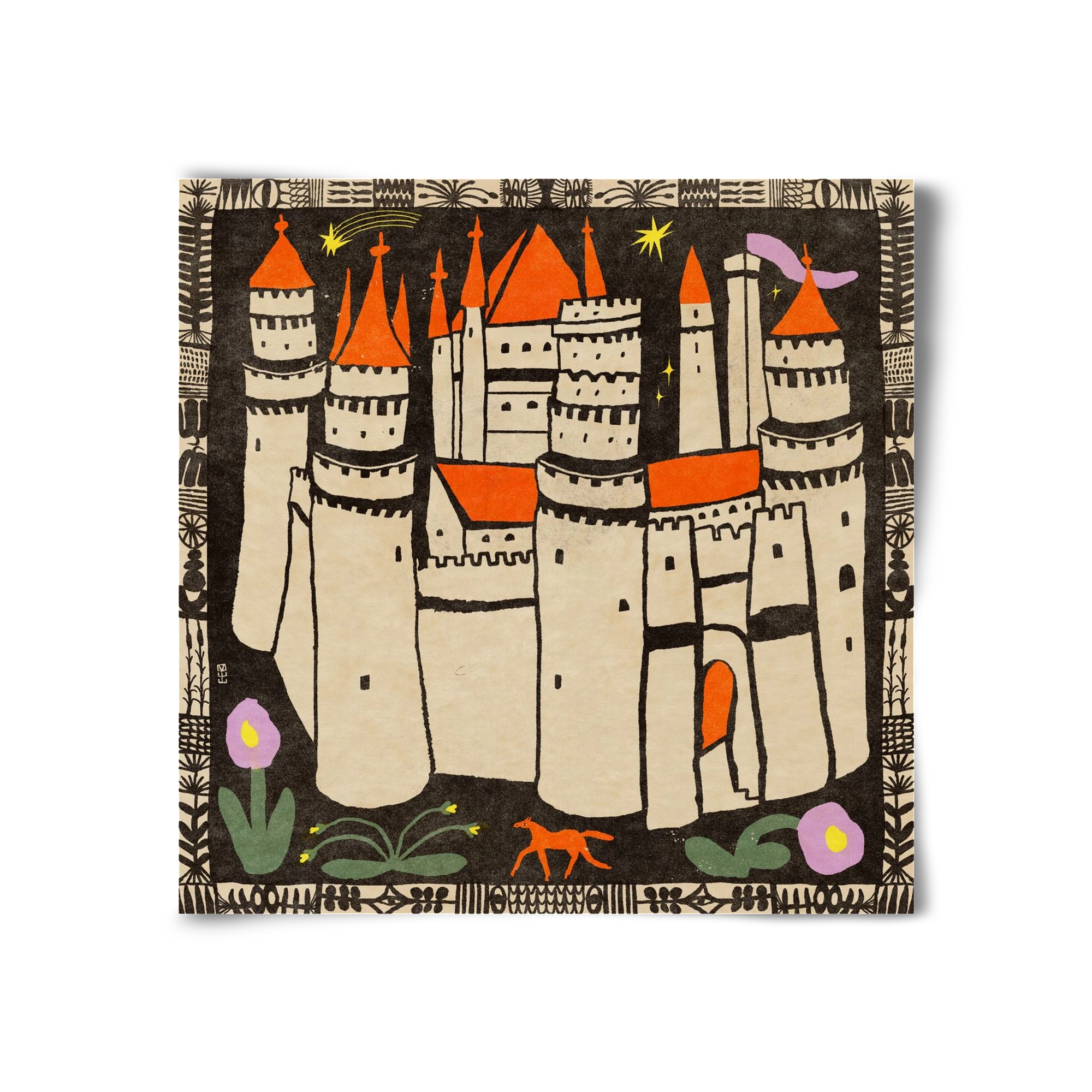 Magic castle, 30x30 cm, Keret nélkül