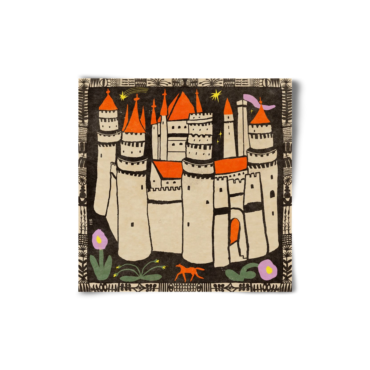 Magic castle, 20x20 cm, Keret nélkül