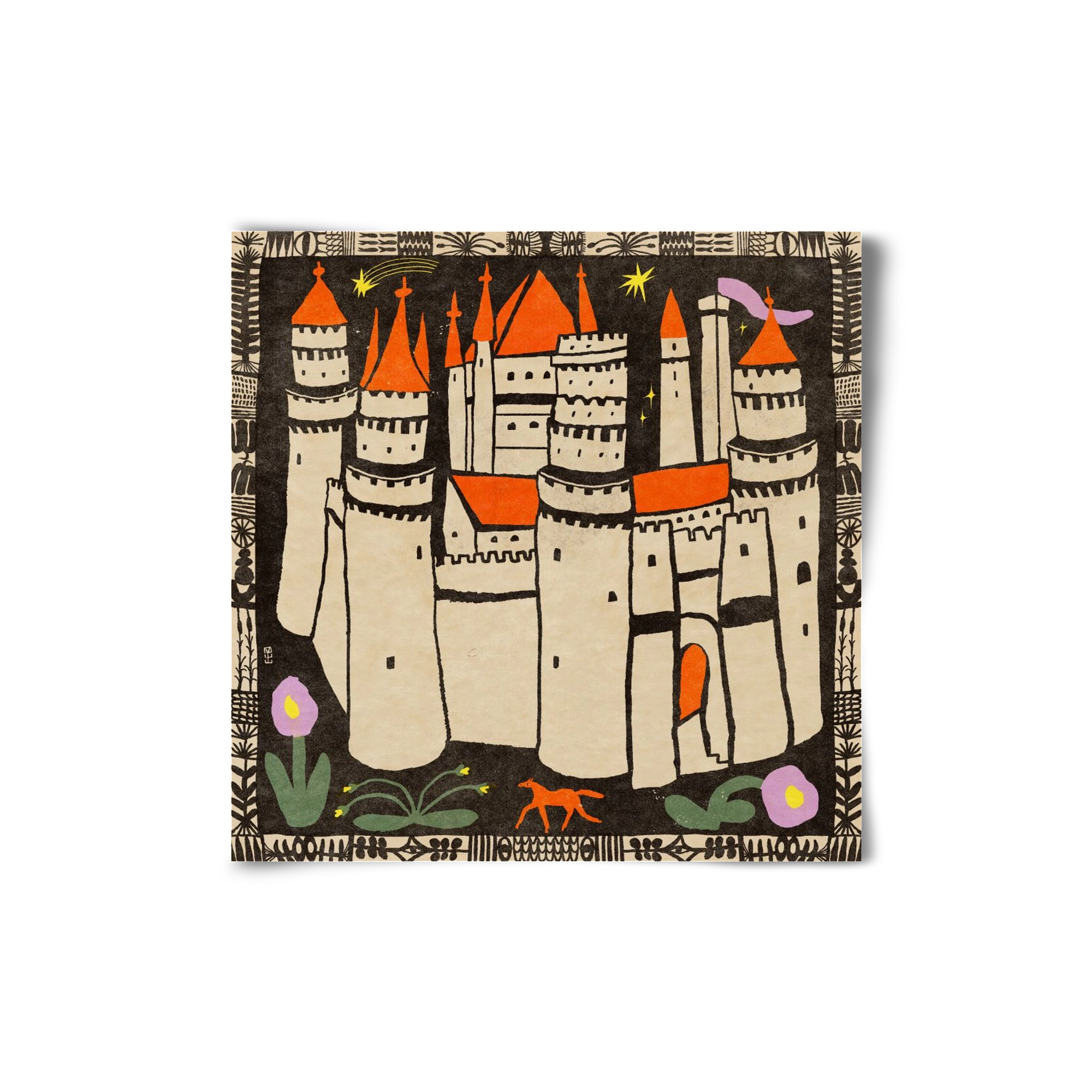 Magic castle, 20x20 cm, Keret nélkül