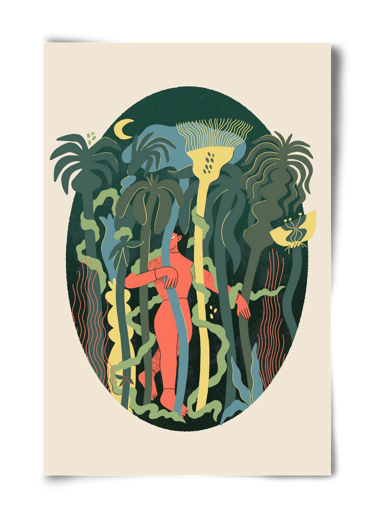 Magical Garden, 40x60 cm, Keret nélkül