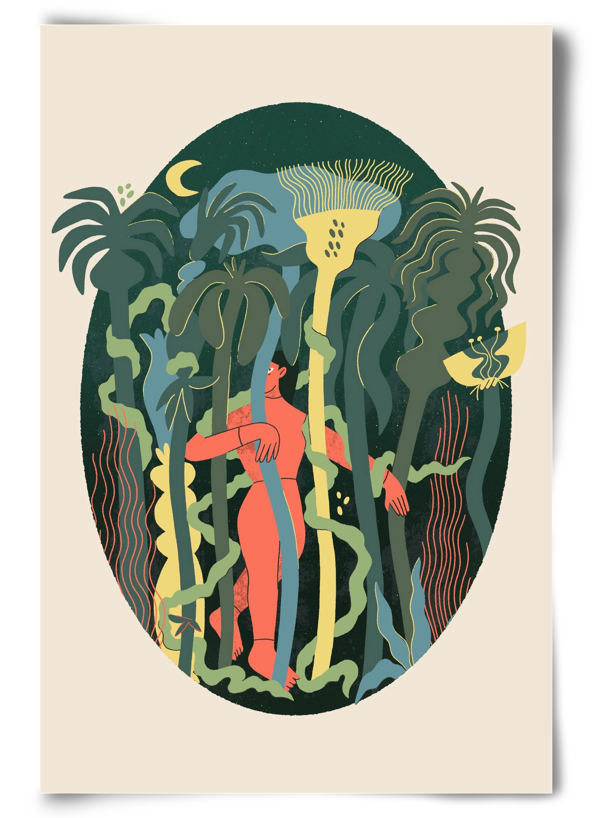 Magical Garden, 60x90 cm, Keret nélkül