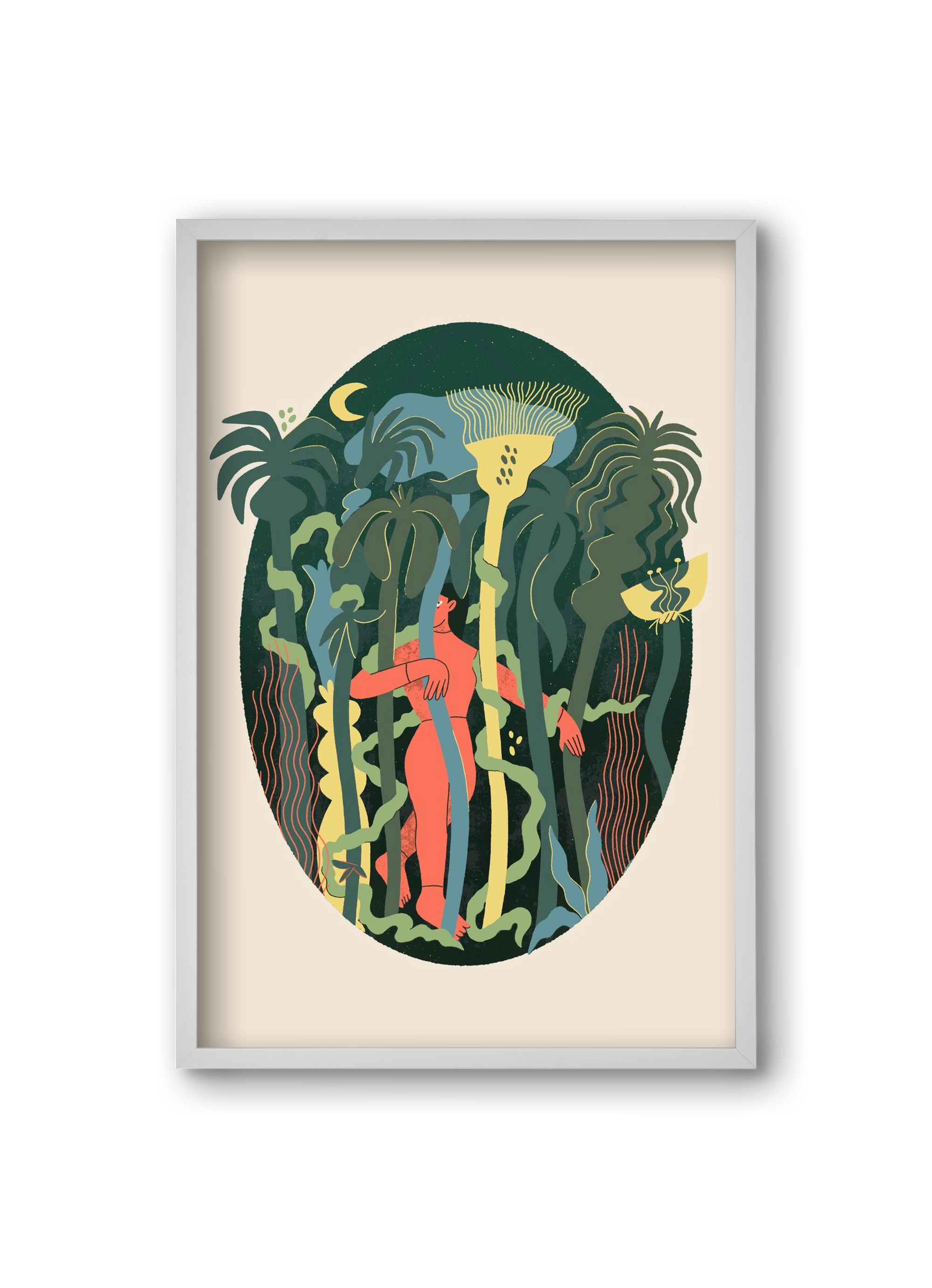 Magical Garden, 20x30 cm (20x30 cm), Fehér keret