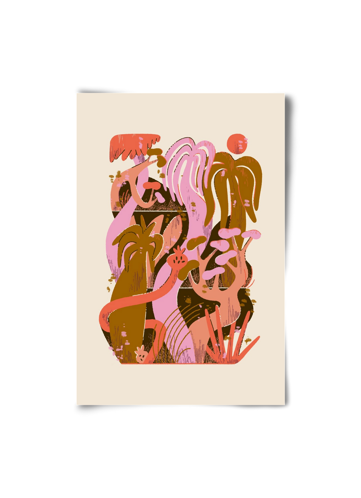 Dreamy Jungle, 20x30 cm, Keret nélkül