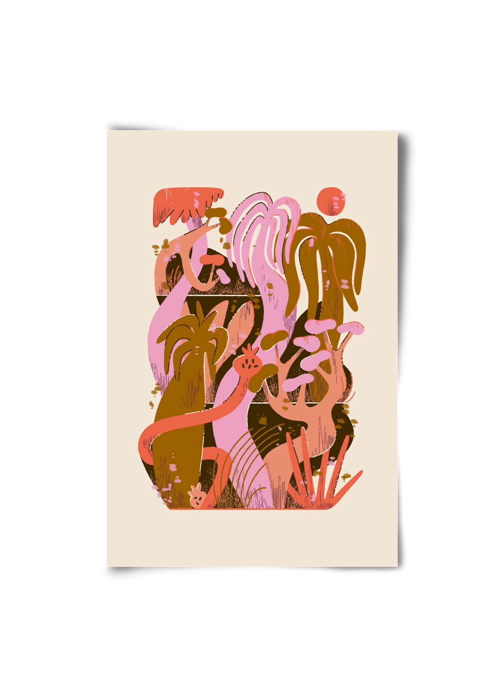 Dreamy Jungle, 20x30 cm, Keret nélkül