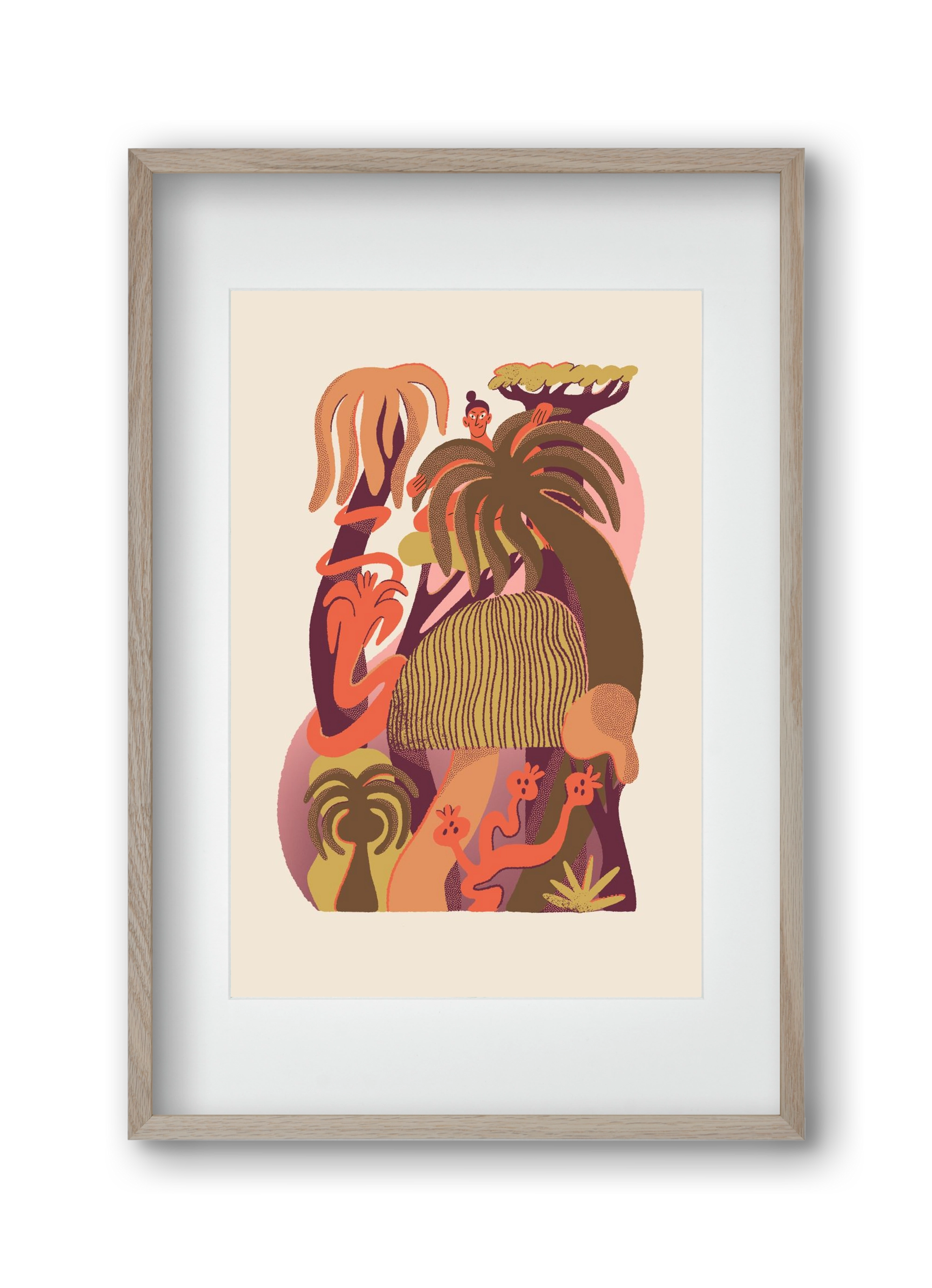 Gardener, 30x45 cm (20x30 cm), Tölgy keret, paszpartuval