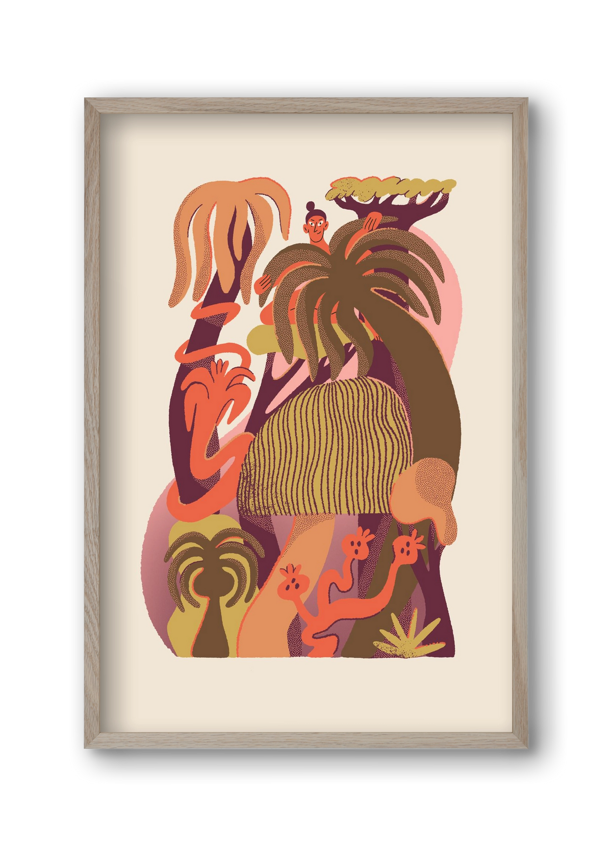 Gardener, 30x45 cm (30x45 cm), Tölgy keret