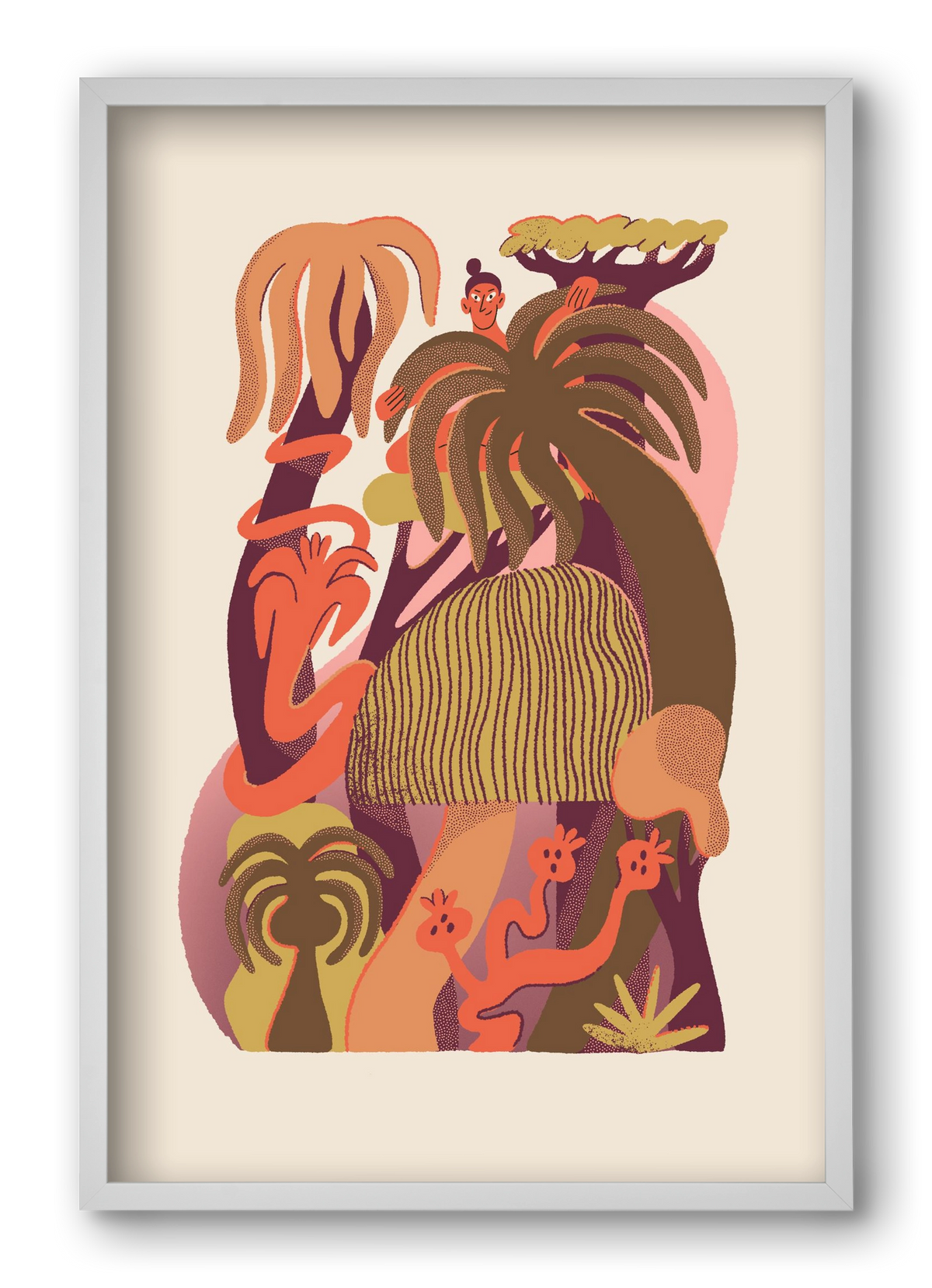 Gardener, 40x60 cm (40x60 cm), Fehér keret