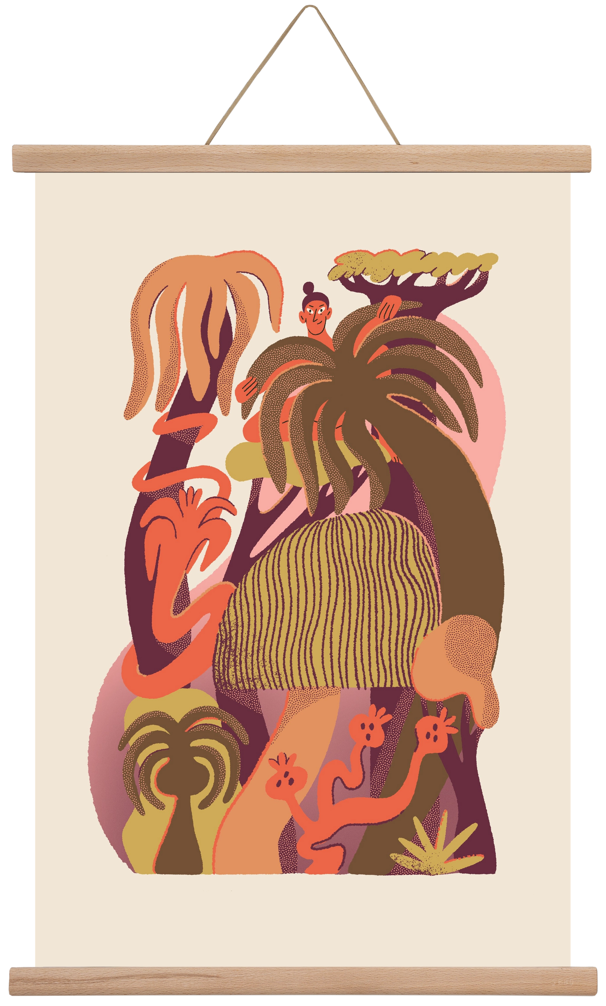 Gardener, 40x60 cm (40x60 cm), Tölgy akasztó