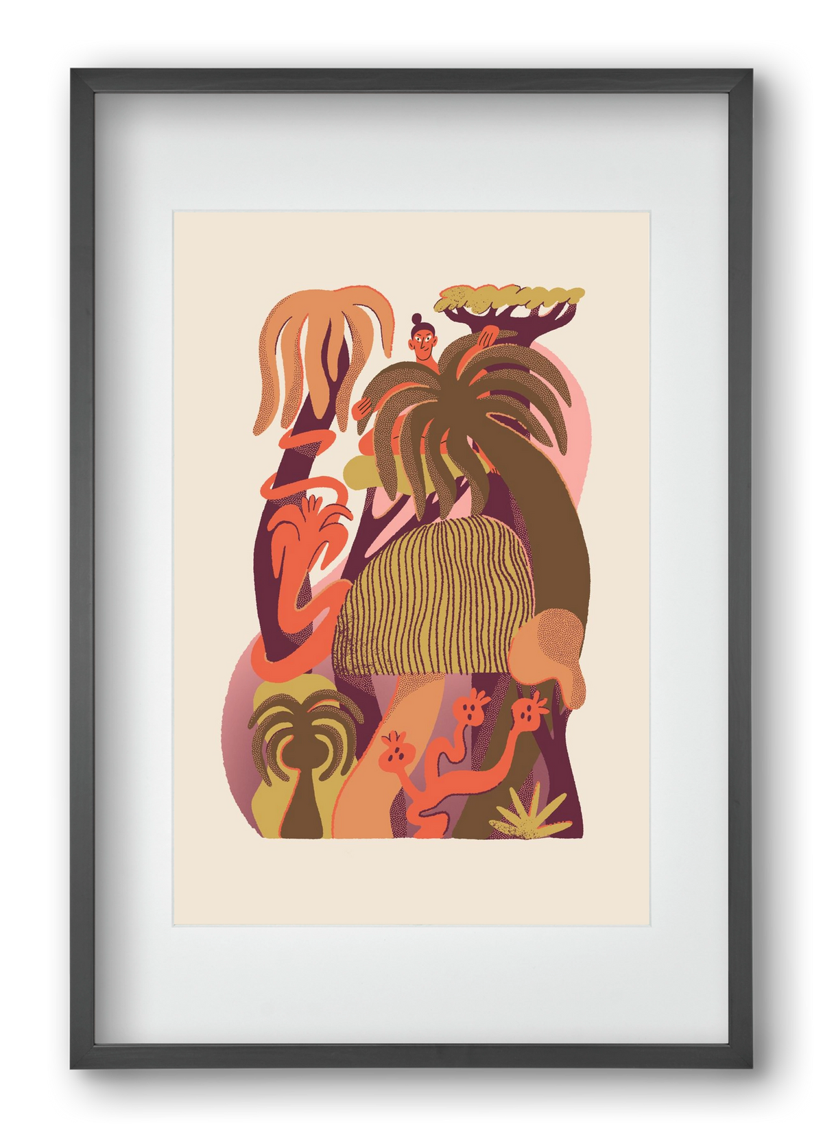 Gardener, 40x60 cm (30x45 cm), Fekete keret, paszpartuval