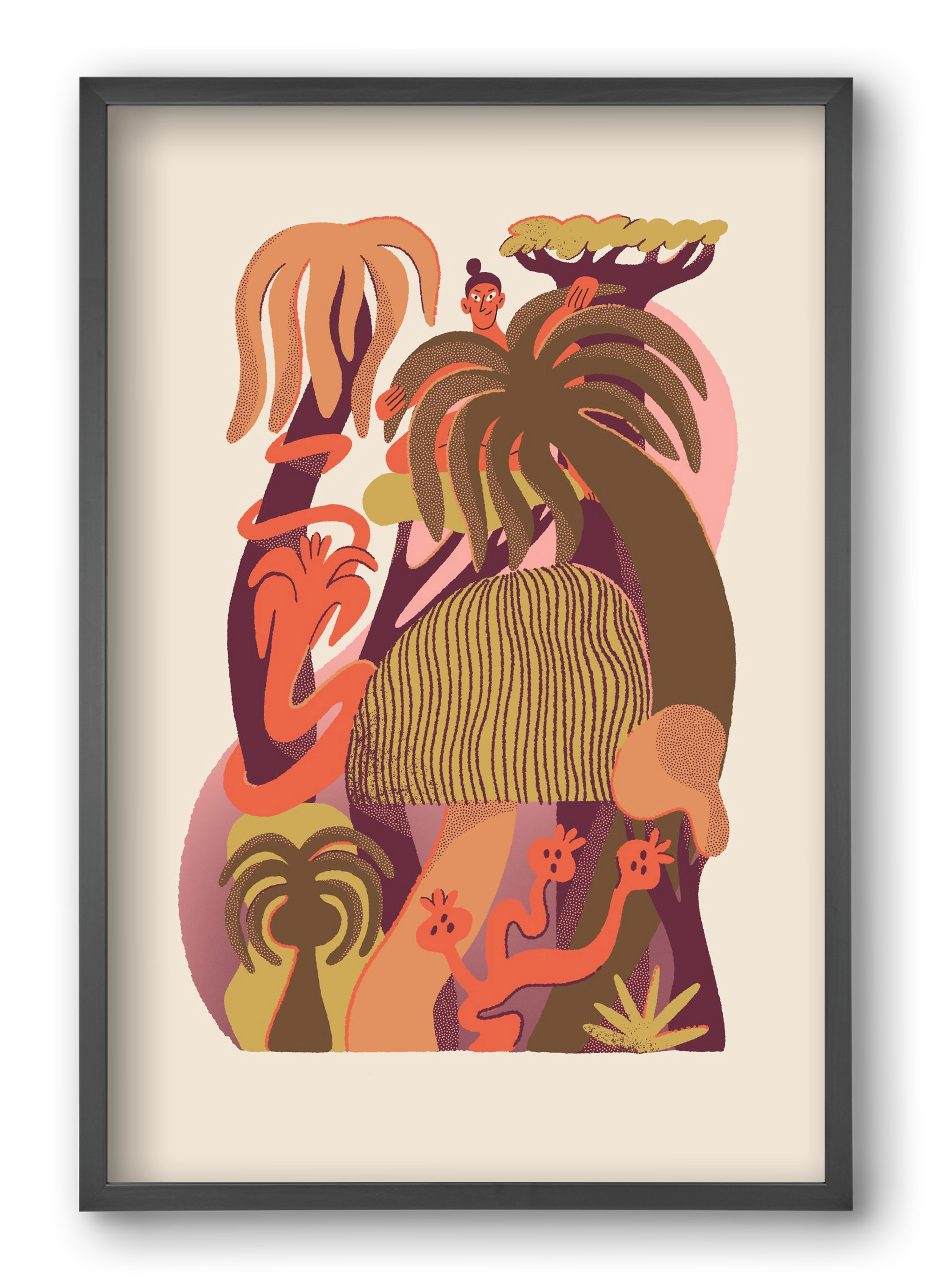 Gardener, 40x60 cm (40x60 cm), Fekete keret