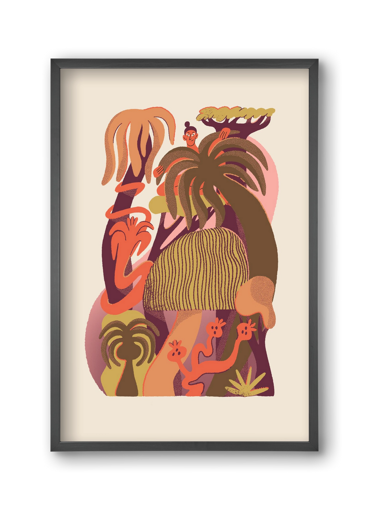 Gardener, 30x45 cm (30x45 cm), Fekete keret