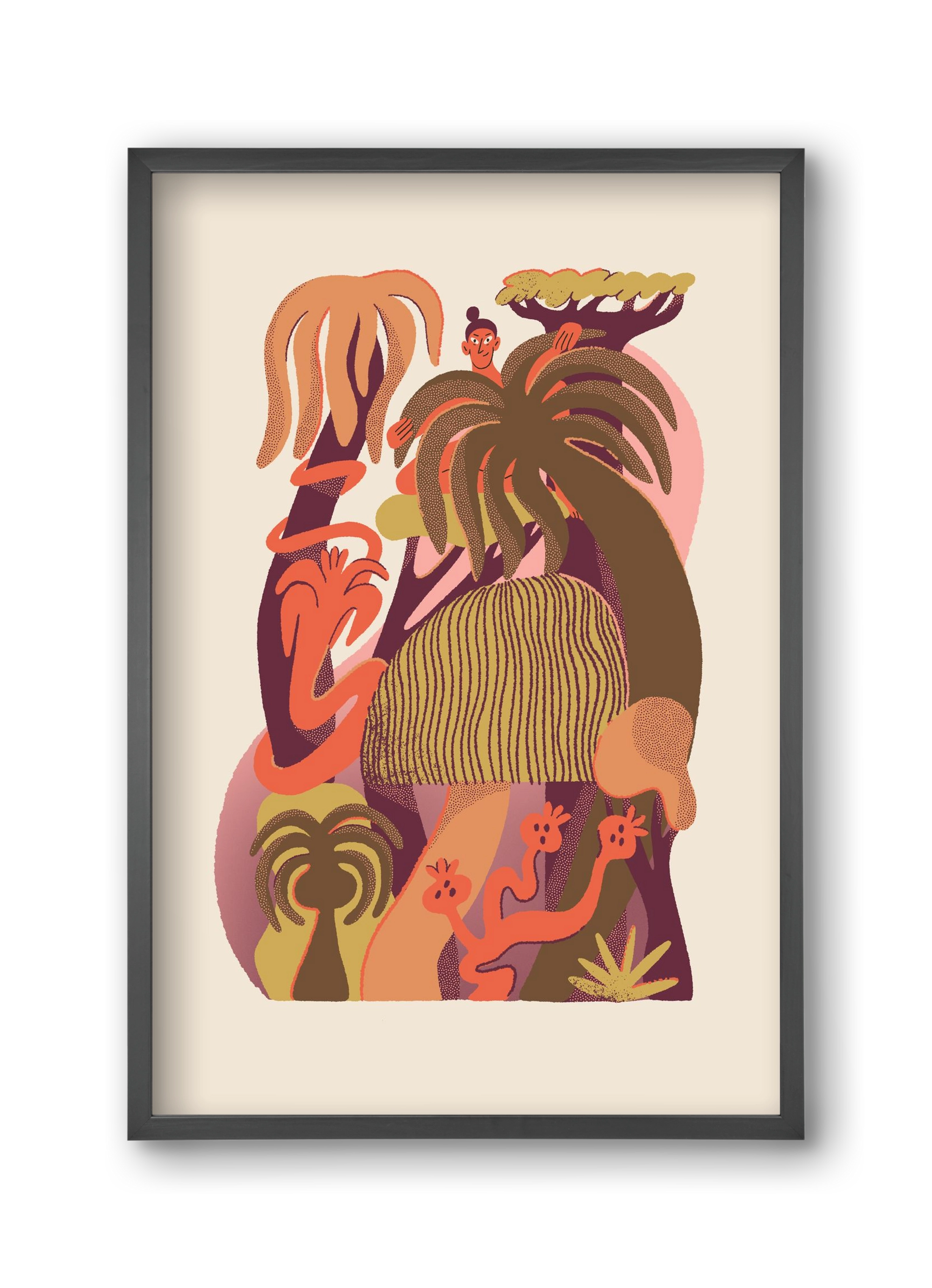 Gardener, 30x45 cm (30x45 cm), Fekete keret