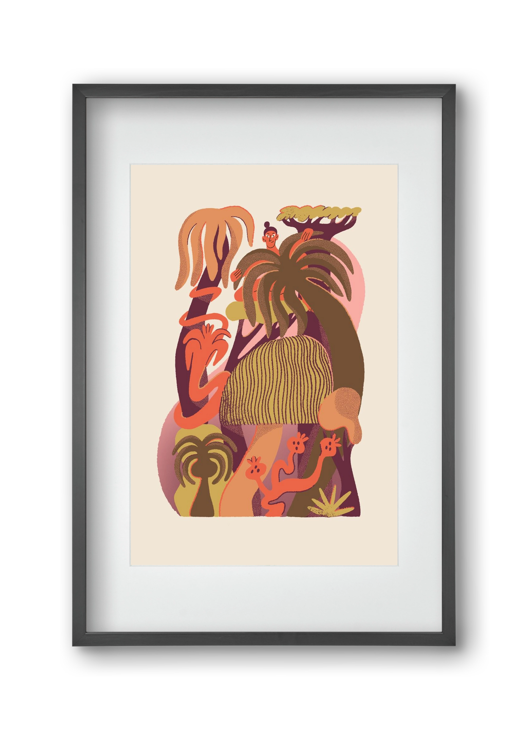 Gardener, 30x45 cm (20x30 cm), Fekete keret, paszpartuval