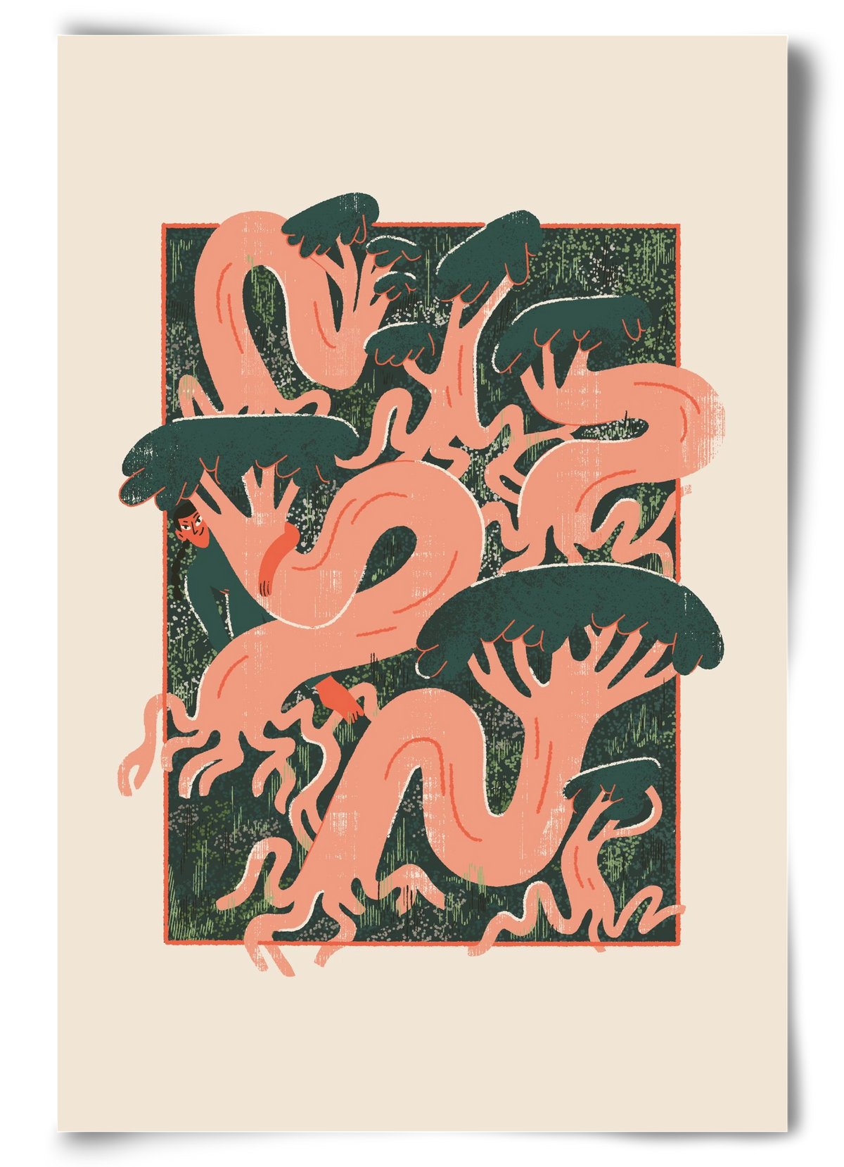 Roots, 60x90 cm, Keret nélkül