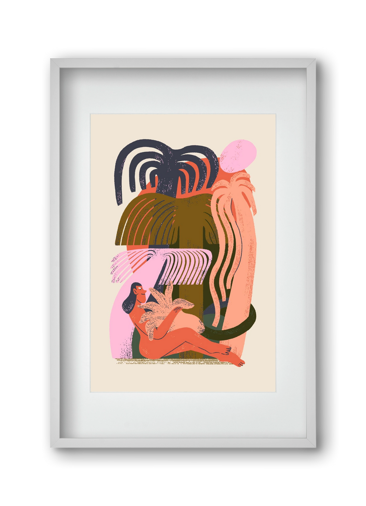 Play, 30x45 cm (20x30 cm), Fehér keret, paszpartuval