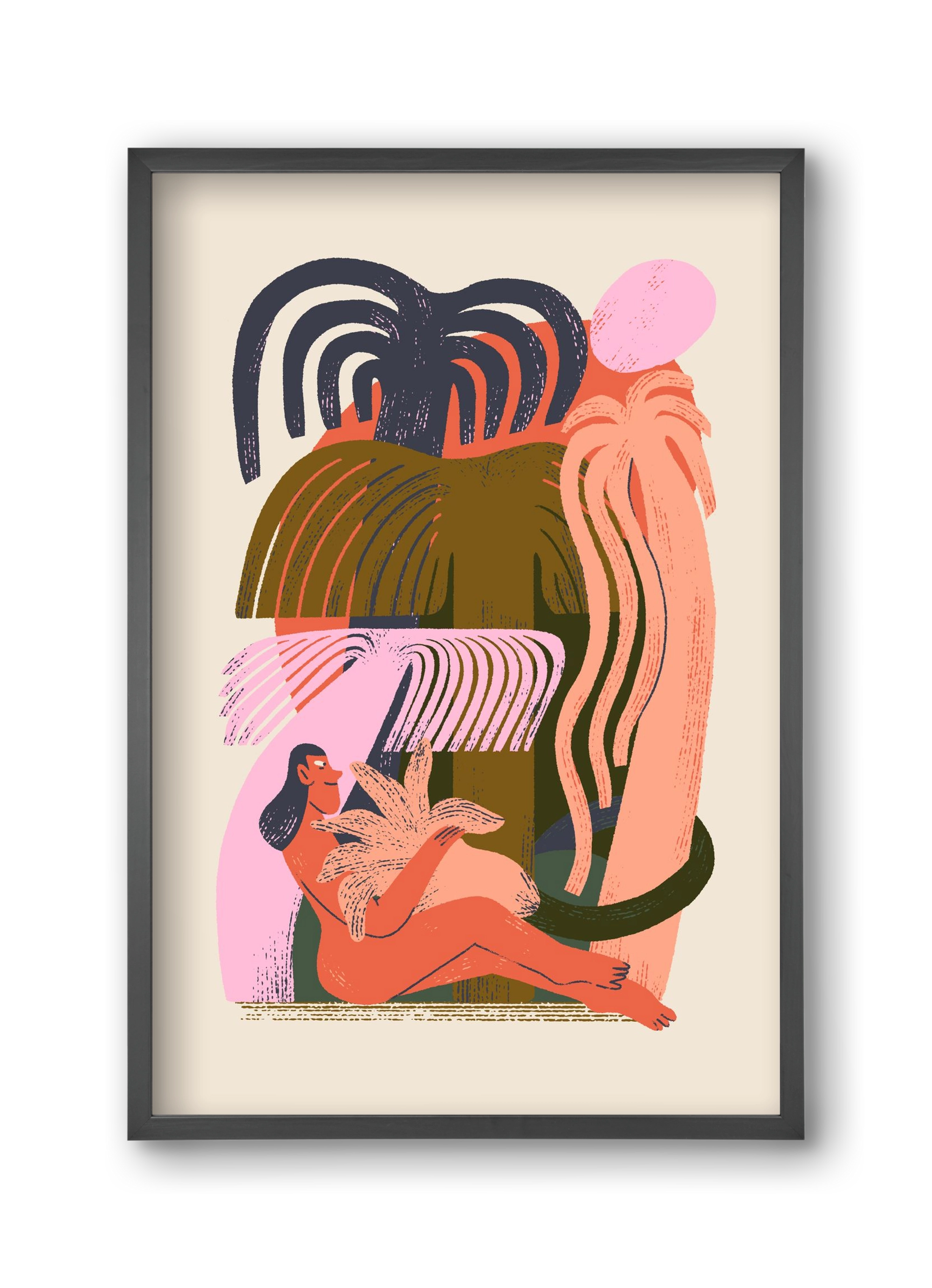 Play, 30x45 cm (30x45 cm), Fekete keret