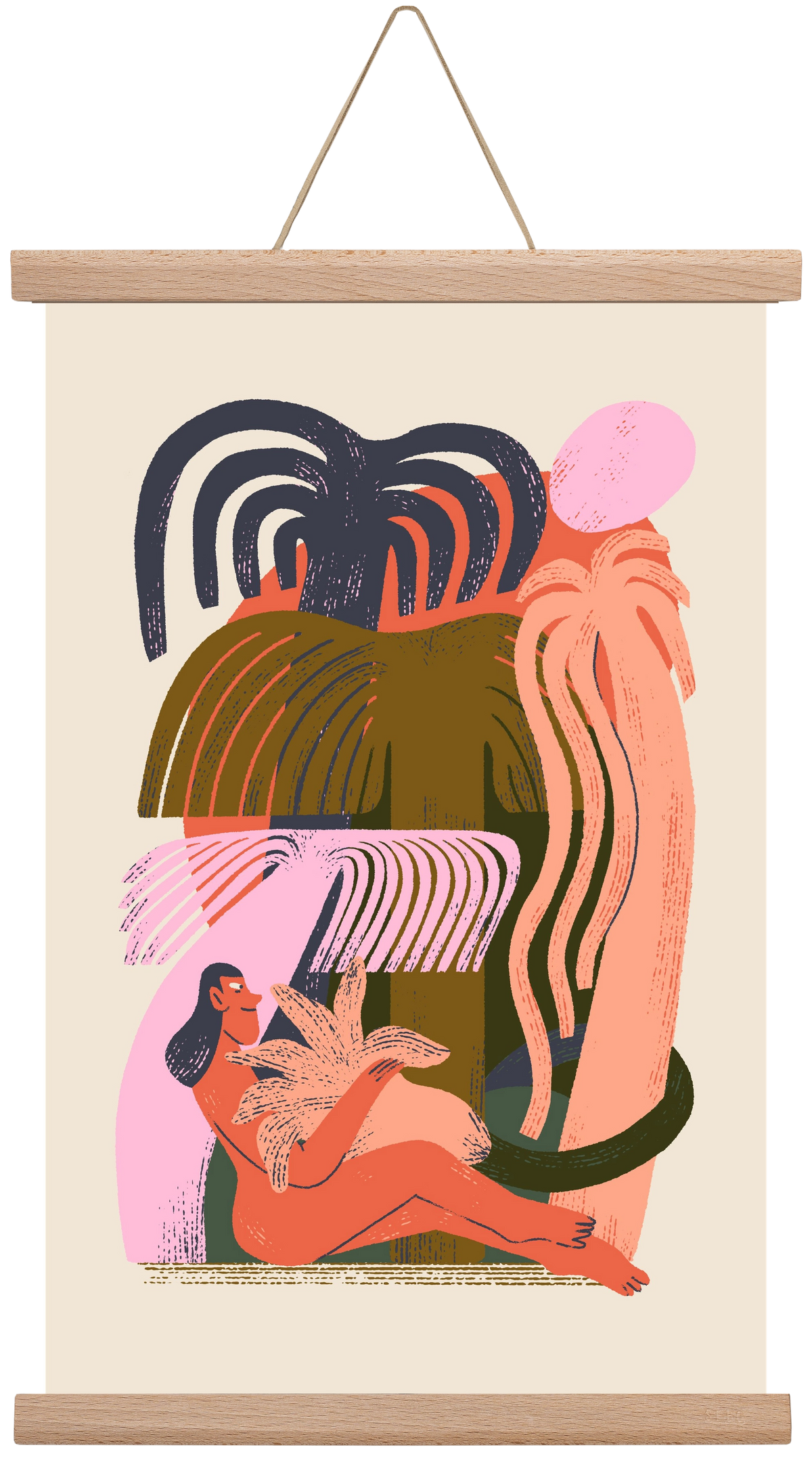 Play, 30x45 cm (30x45 cm), Tölgy akasztó