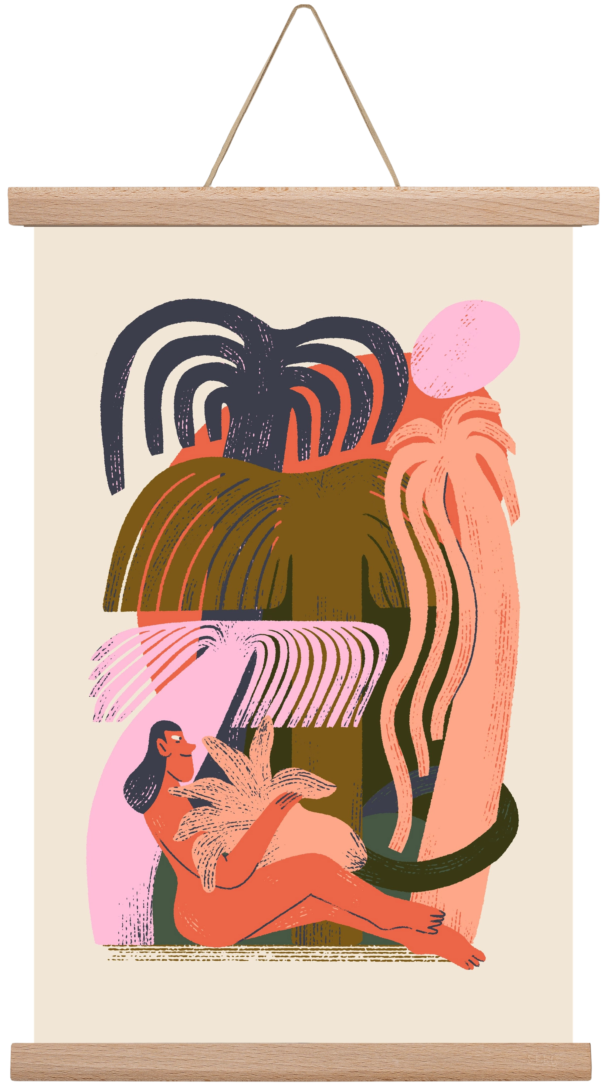 Play, 30x45 cm (30x45 cm), Tölgy akasztó