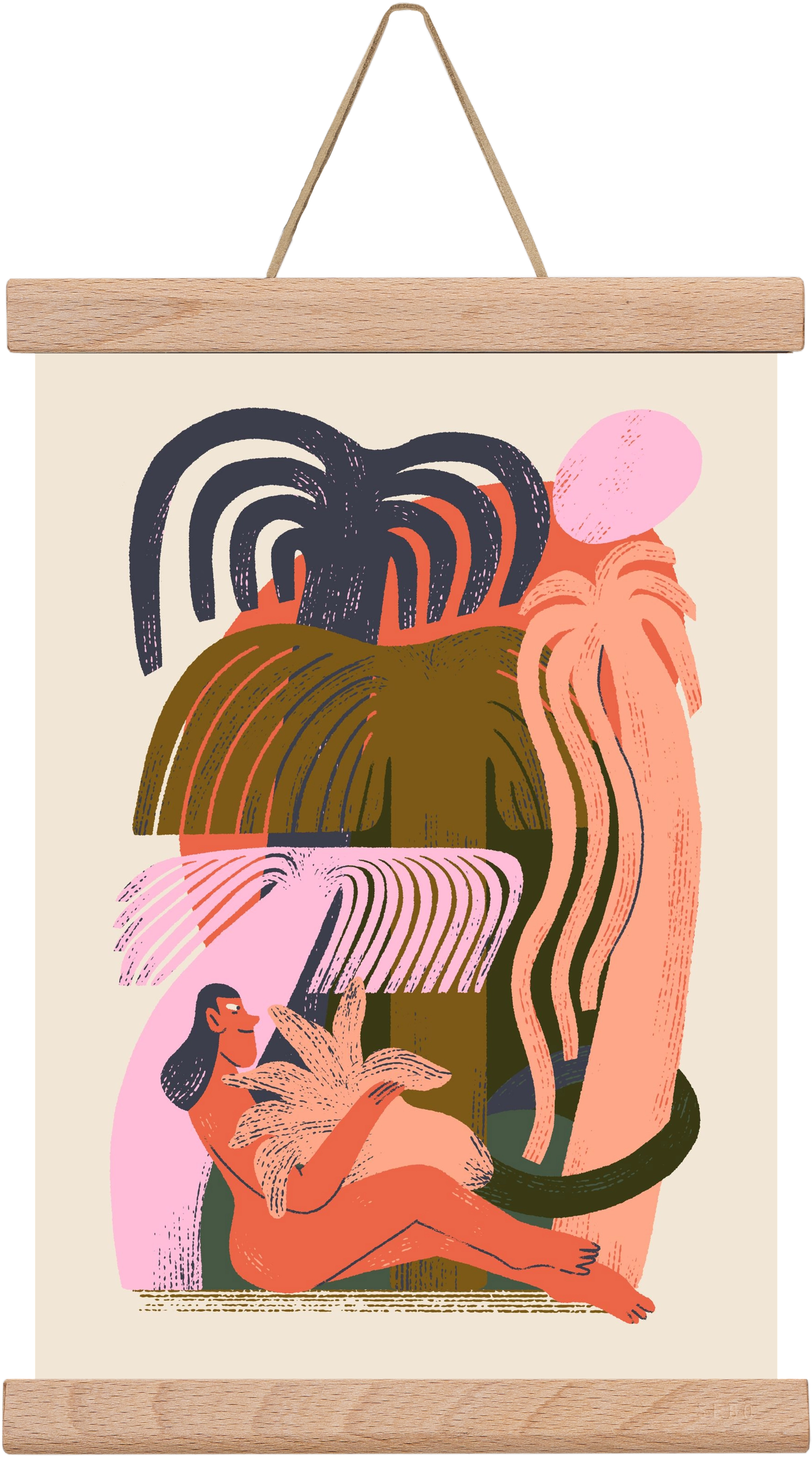 Play, 20x30 cm (20x30 cm), Tölgy akasztó