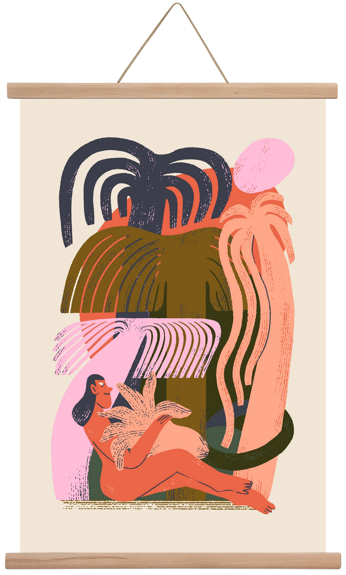 Play, 40x60 cm (40x60 cm), Tölgy akasztó