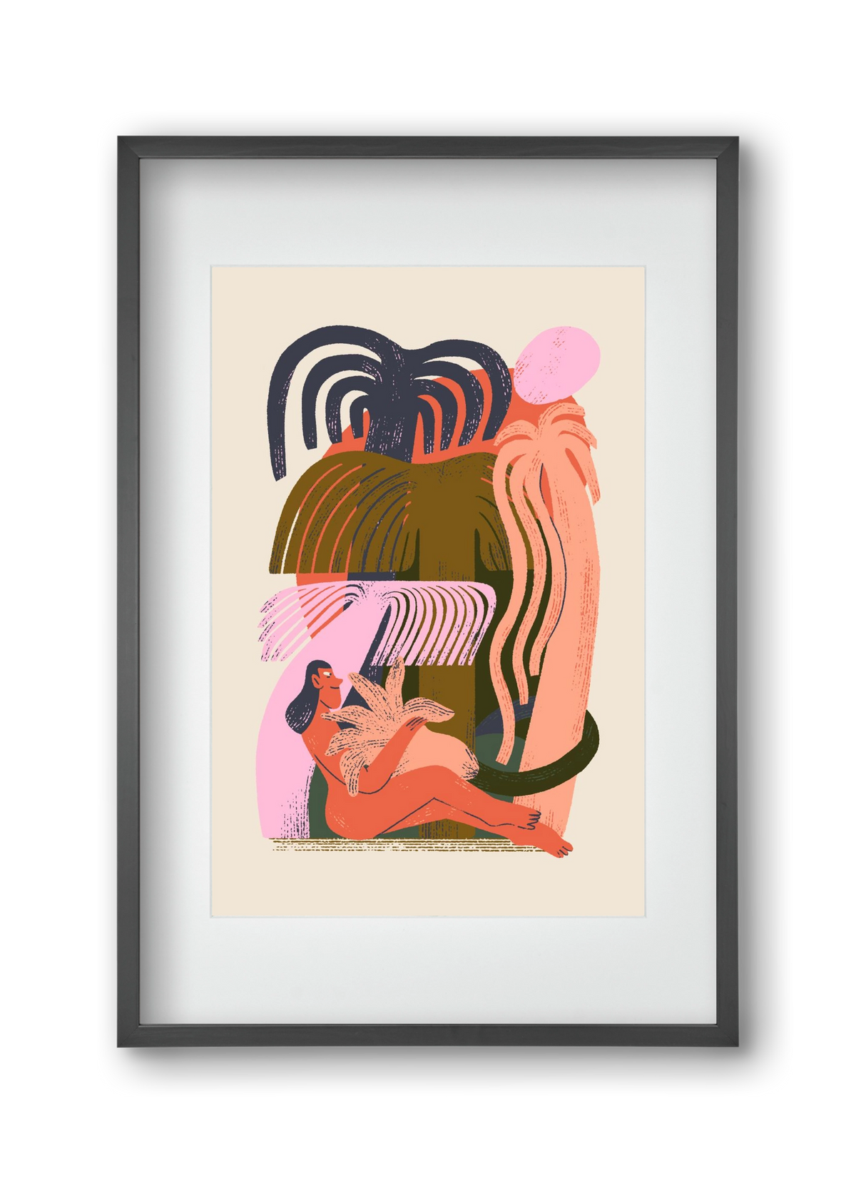 Play, 30x45 cm (20x30 cm), Fekete keret, paszpartuval