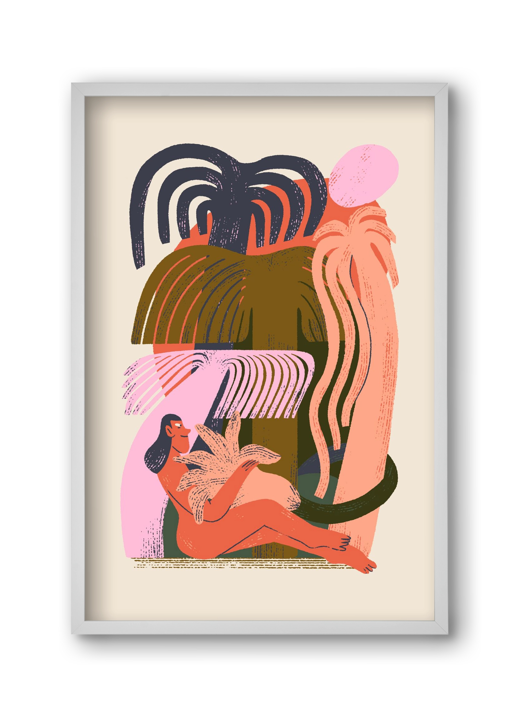 Play, 30x45 cm (30x45 cm), Fehér keret