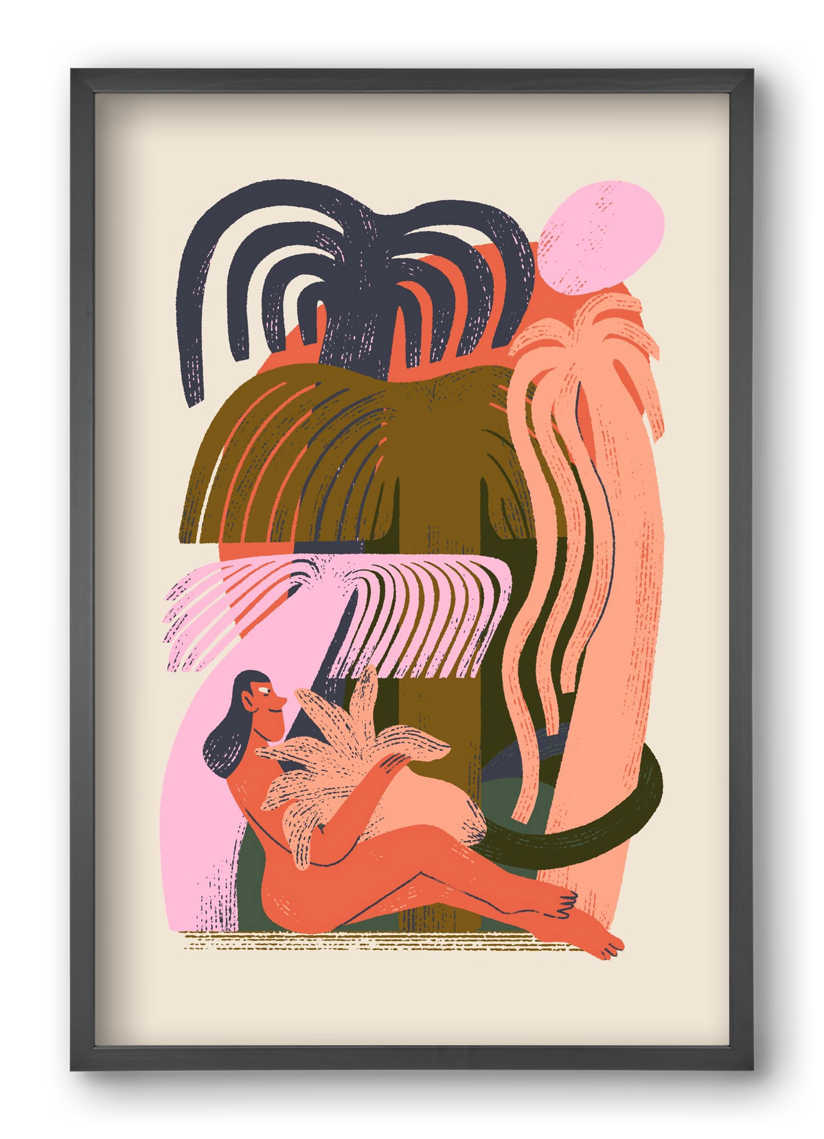 Play, 40x60 cm (40x60 cm), Fekete keret