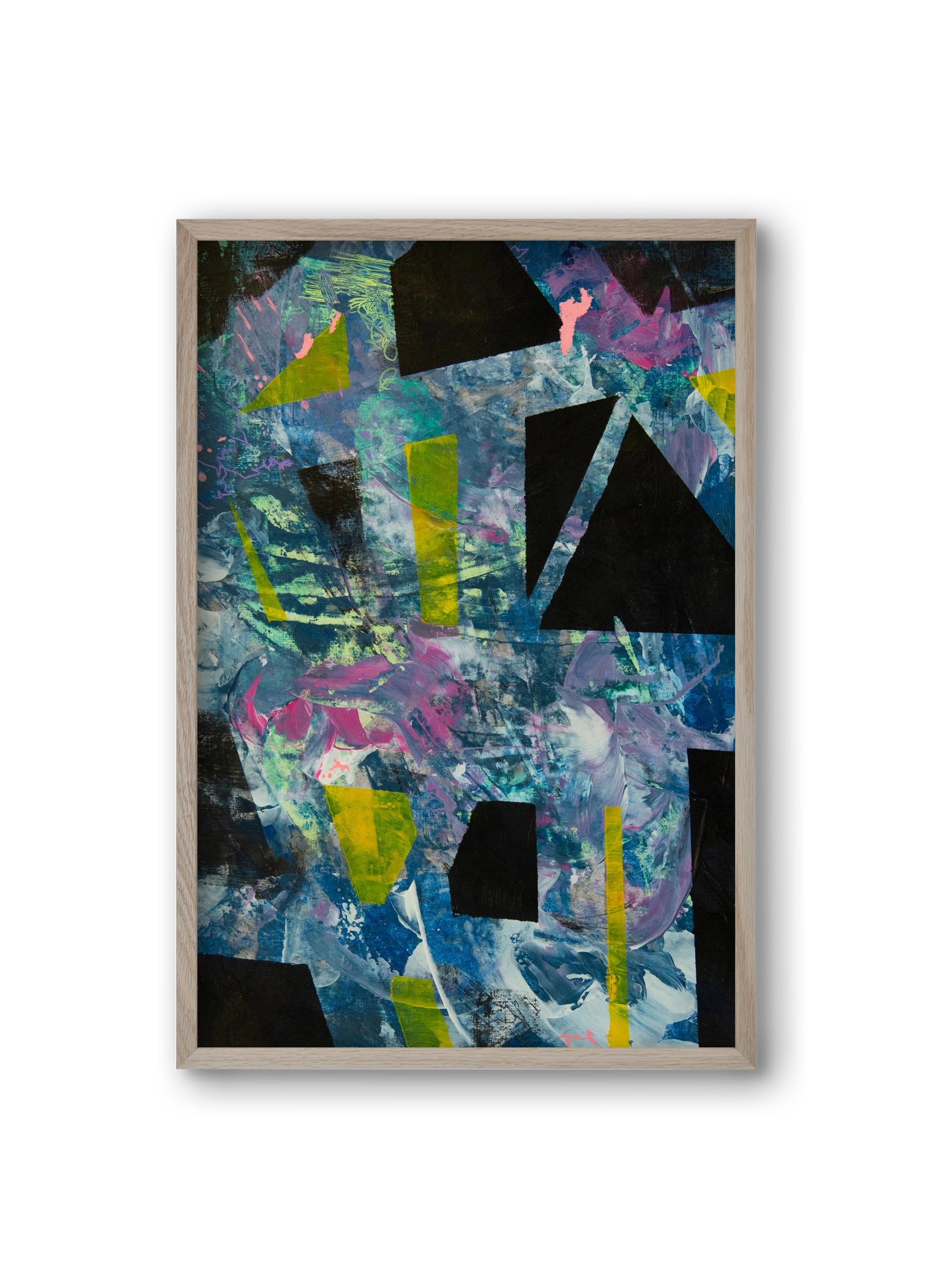 Chaos, 20x30 cm (20x30 cm), Tölgy keret