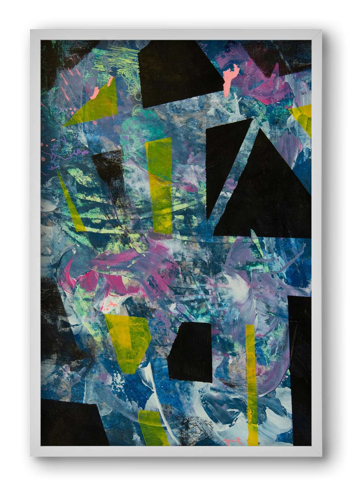 Chaos, 40x60 cm (40x60 cm), Fehér keret