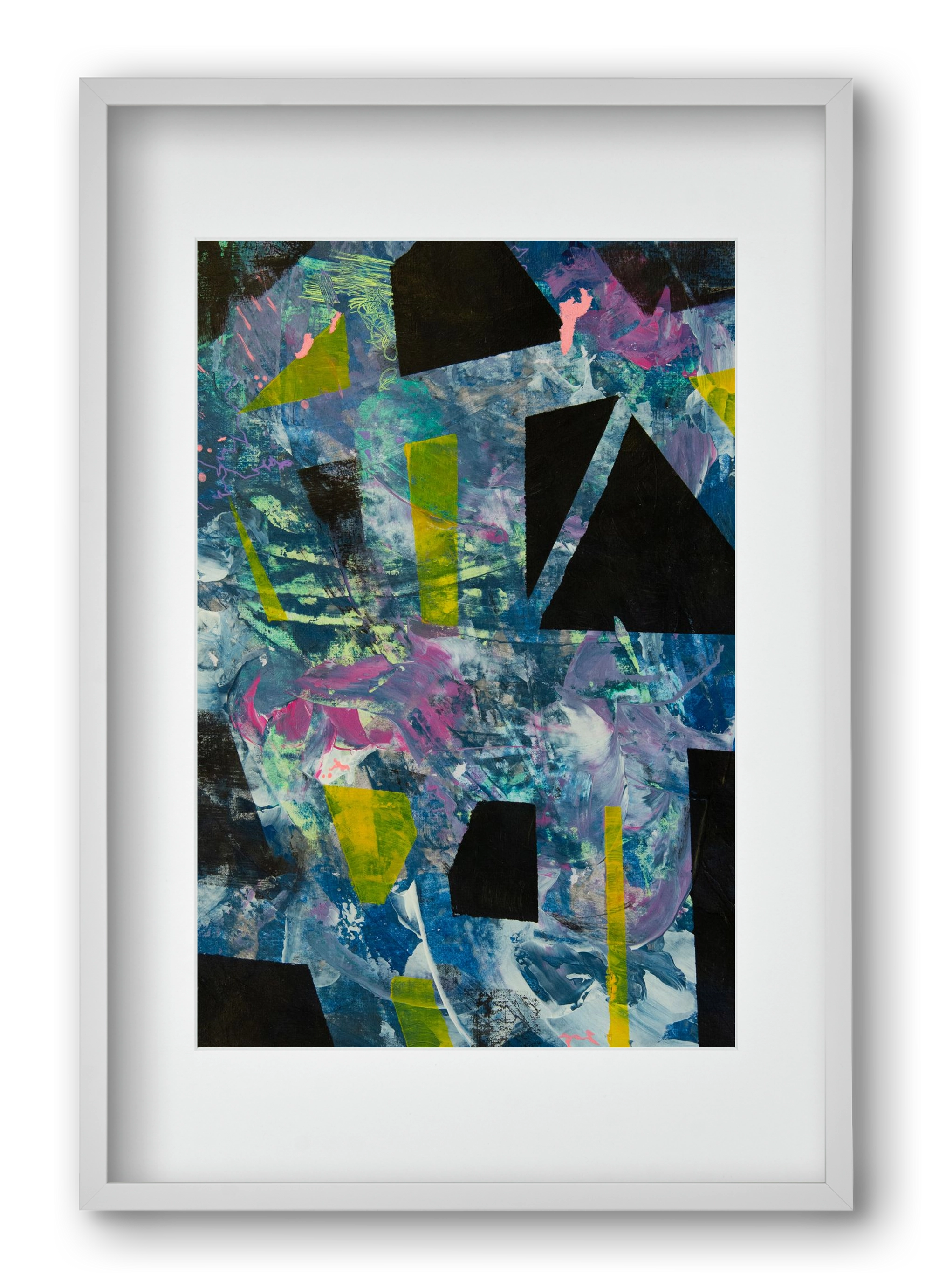 Chaos, 40x60 cm (30x45 cm), Fehér keret, paszpartuval