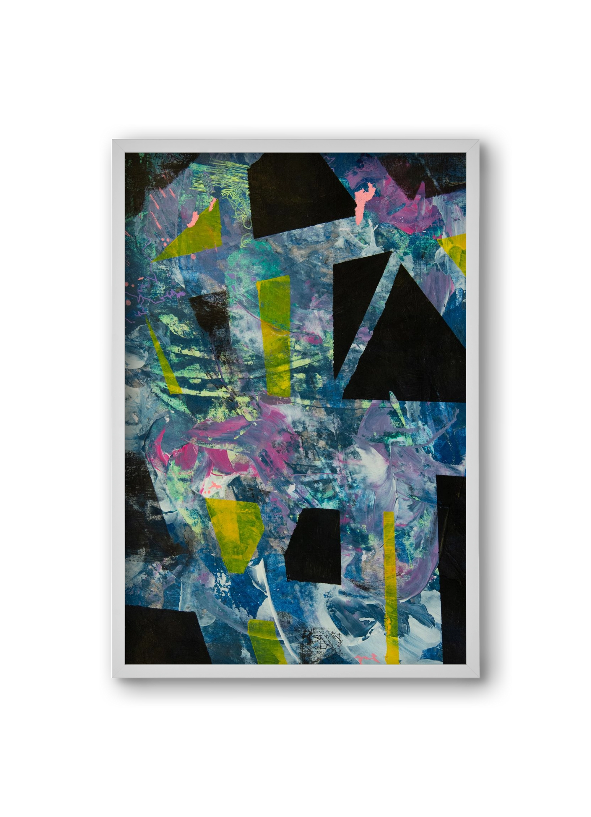 Chaos, 20x30 cm (20x30 cm), Fehér keret