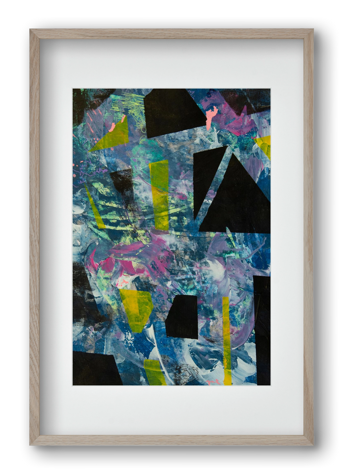 Chaos, 40x60 cm (30x45 cm), Tölgy keret, paszpartuval