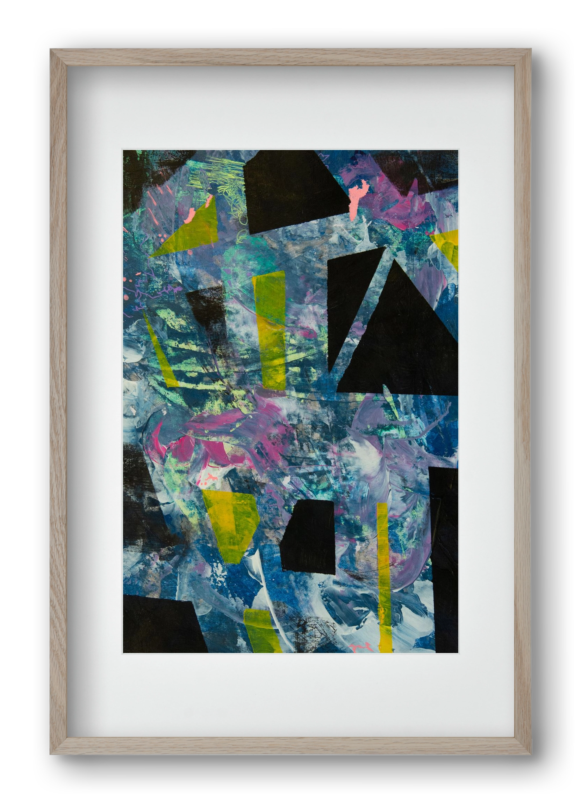 Chaos, 40x60 cm (30x45 cm), Tölgy keret, paszpartuval