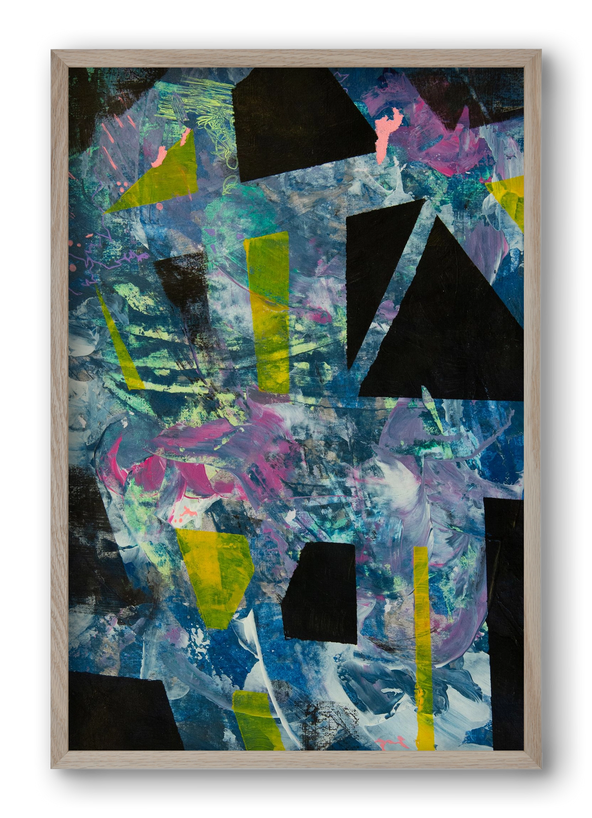 Chaos, 40x60 cm (40x60 cm), Tölgy keret