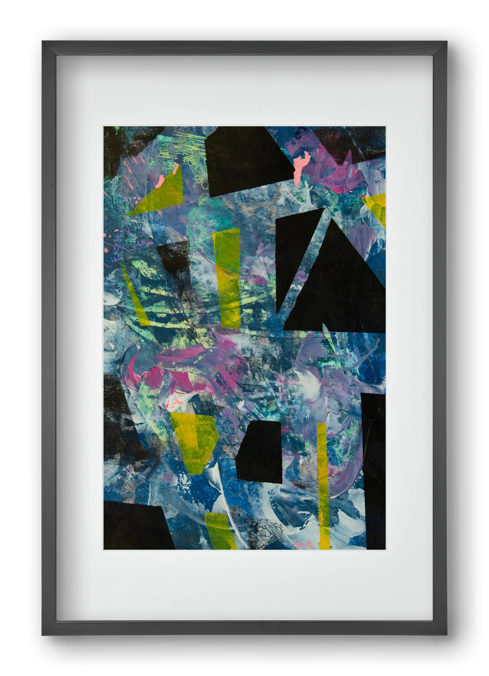 Chaos, 40x60 cm (30x45 cm), Fekete keret, paszpartuval