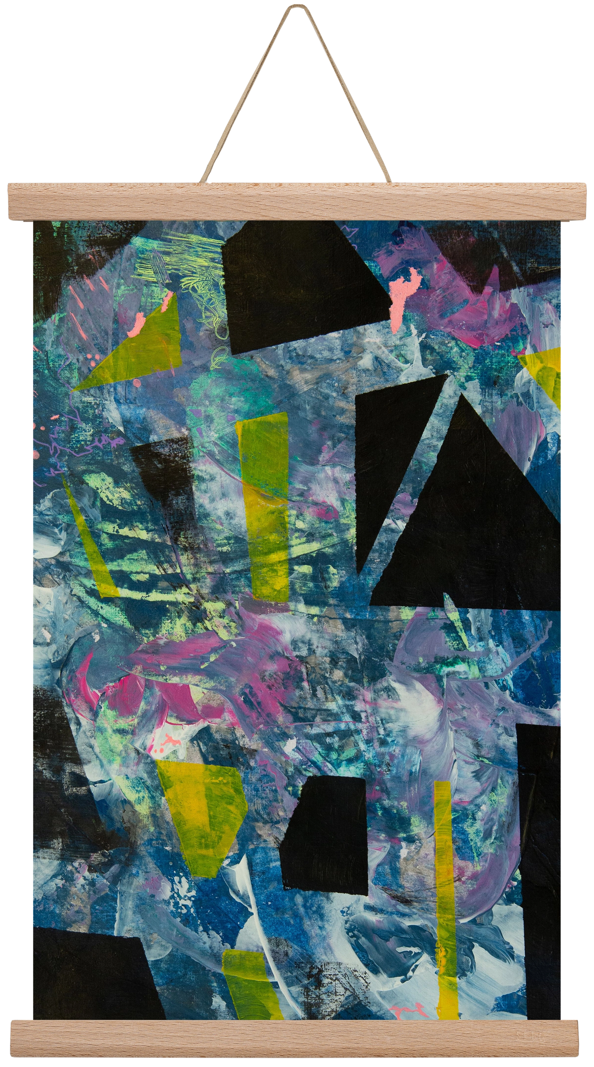 Chaos, 30x45 cm (30x45 cm), Tölgy akasztó