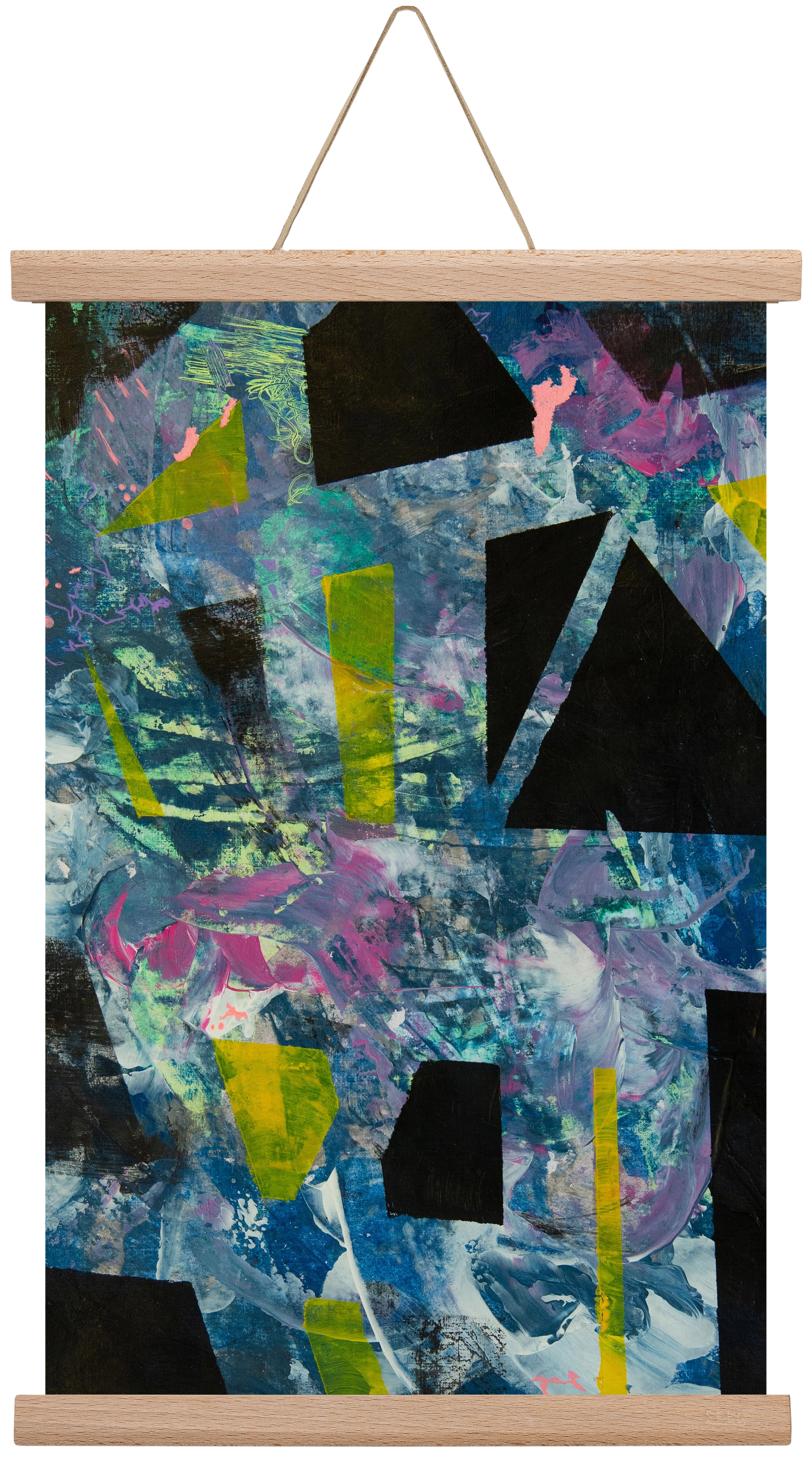 Chaos, 30x45 cm (30x45 cm), Tölgy akasztó