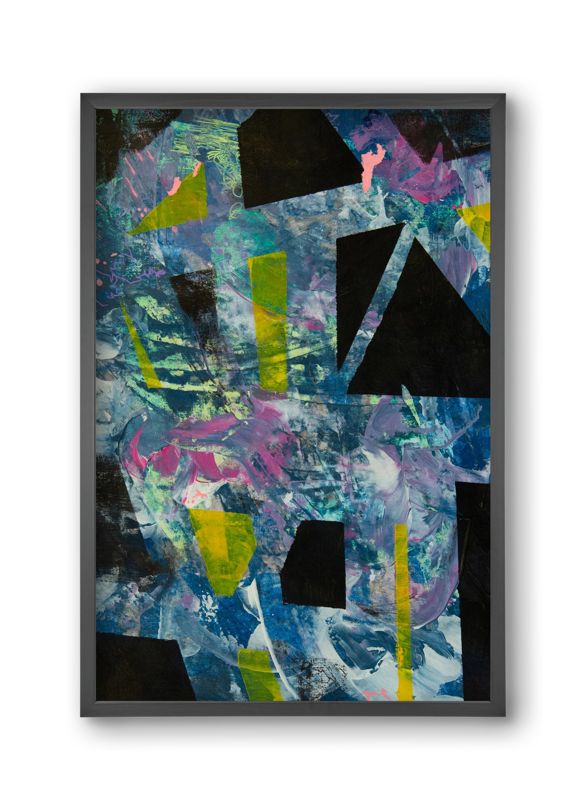 Chaos, 30x45 cm (30x45 cm), Fekete keret