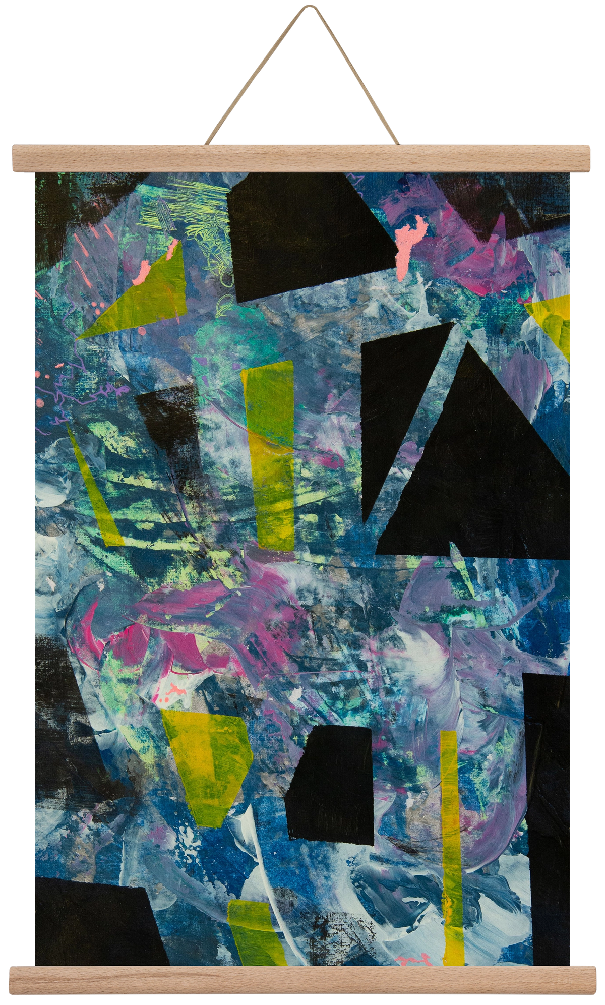 Chaos, 40x60 cm (40x60 cm), Tölgy akasztó