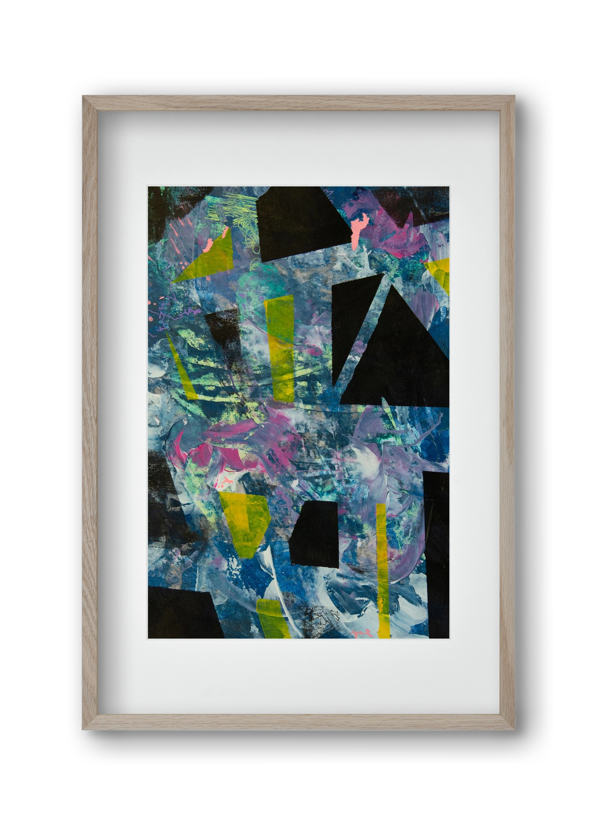 Chaos, 30x45 cm (20x30 cm), Tölgy keret, paszpartuval