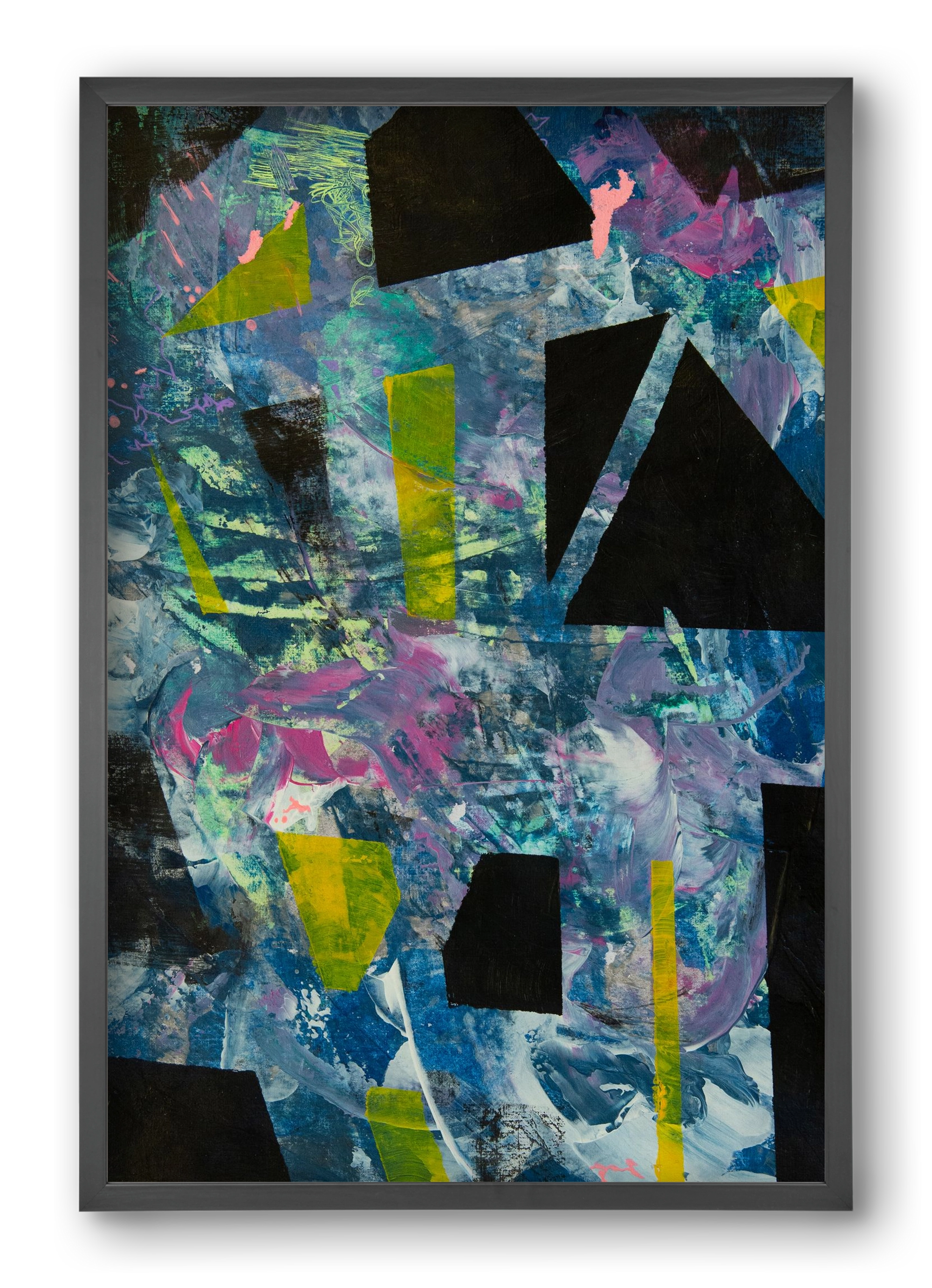 Chaos, 40x60 cm (40x60 cm), Fekete keret