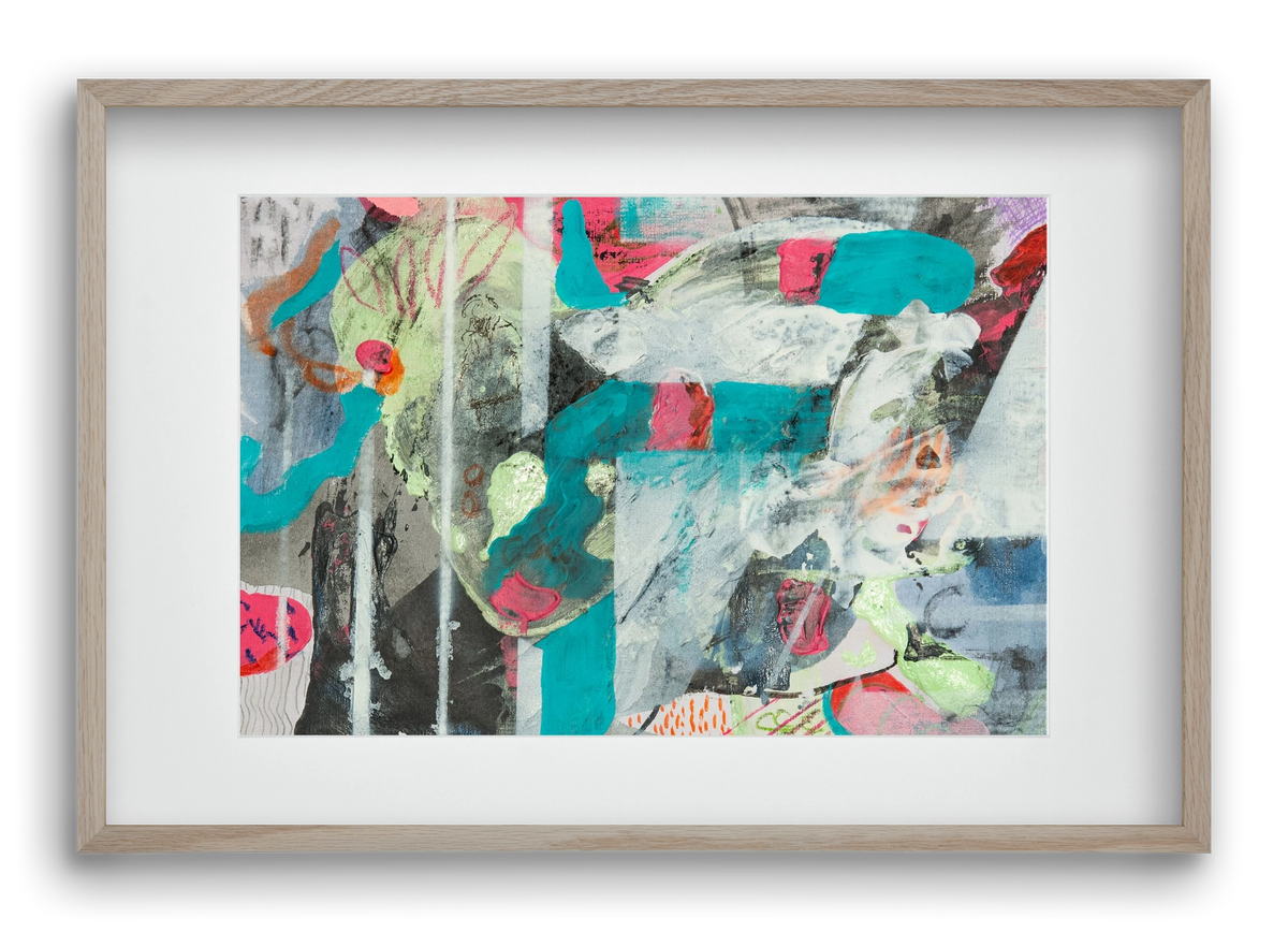 Second Monday, 60x40 cm (45x30 cm), Tölgy keret, paszpartuval