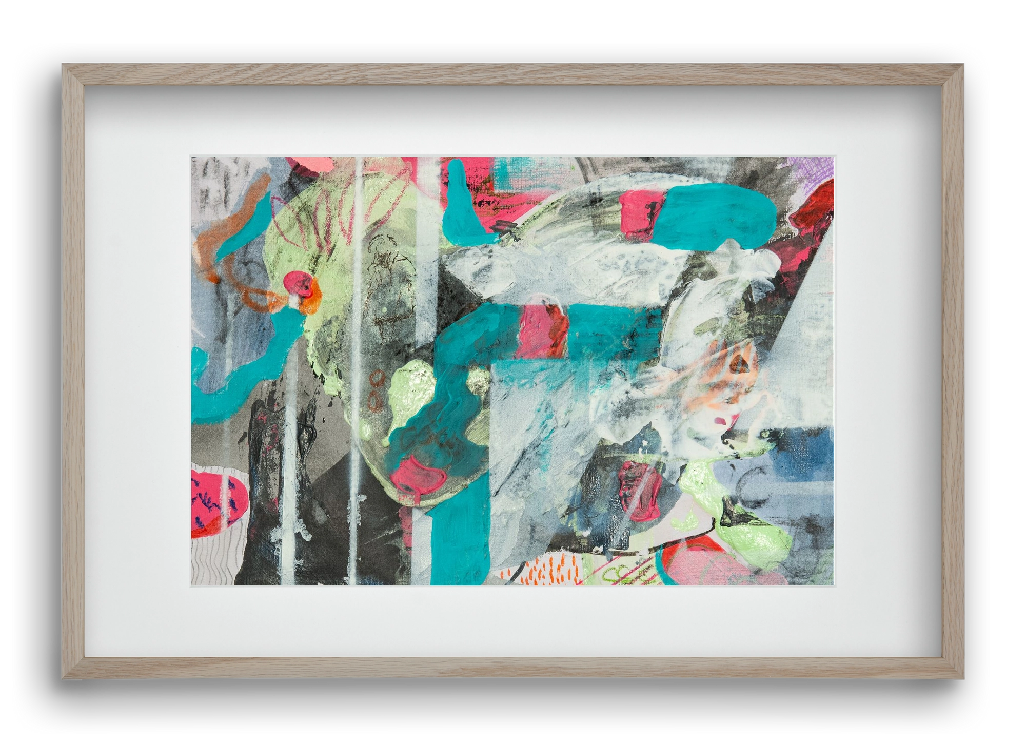 Second Monday, 60x40 cm (45x30 cm), Tölgy keret, paszpartuval