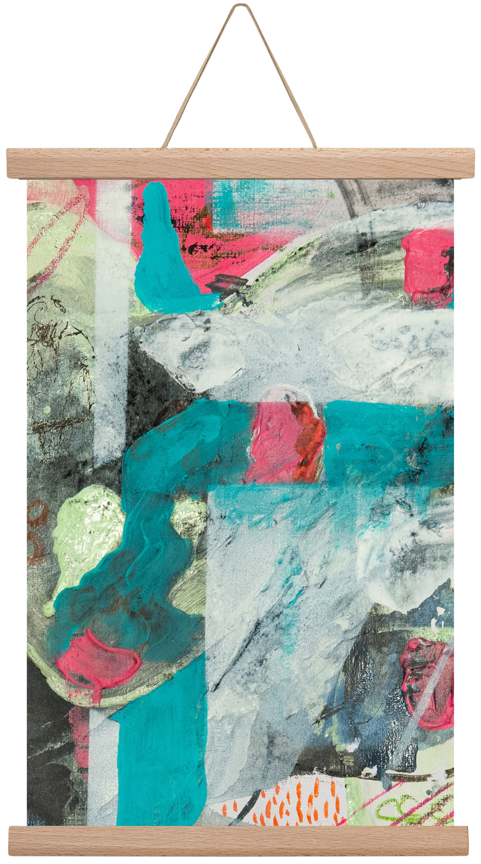 Second Monday, 45x30 cm (45x30 cm), Tölgy akasztó