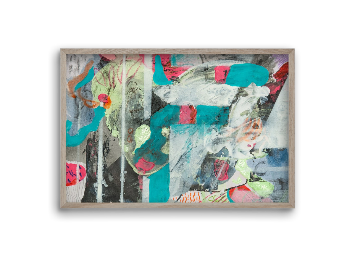 Second Monday, 30x20 cm (30x20 cm), Tölgy keret