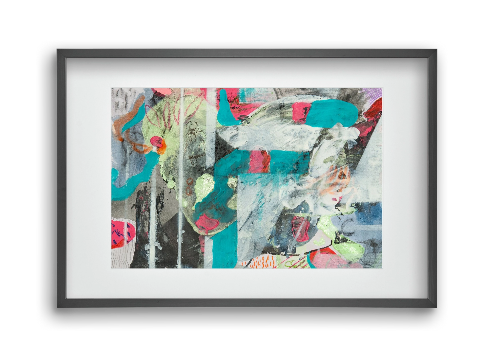 Second Monday, 45x30 cm (30x20 cm), Fekete keret, paszpartuval